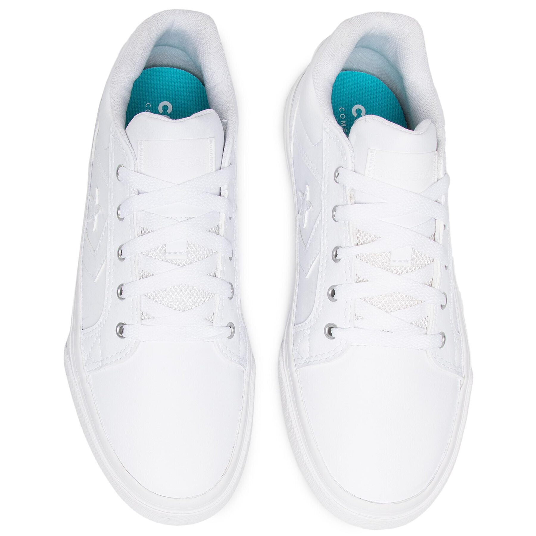 Converse Гуменки El Distrito 2.0 Ox 167012C Бял - Pepit.bg