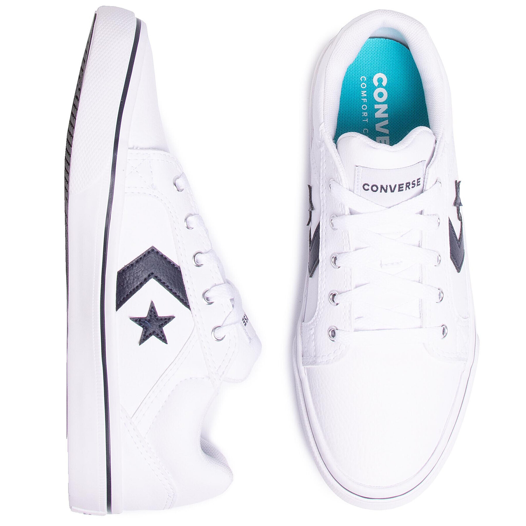 Converse Гуменки El Distrito 2.0 Ox 167534C Бял - Pepit.bg