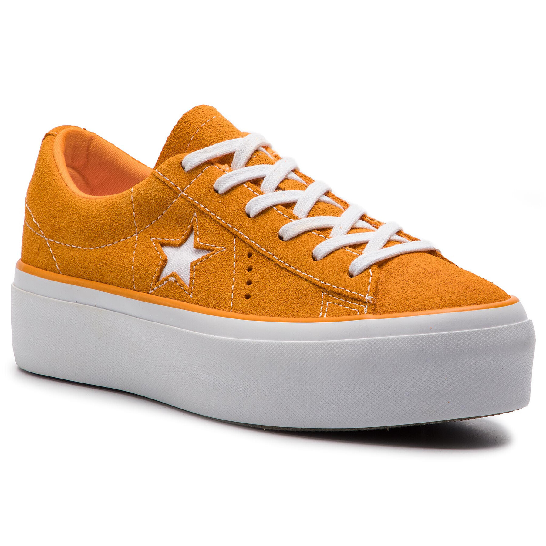 Converse Гуменки One Star Platform Ox 563487C Оранжев - Pepit.bg