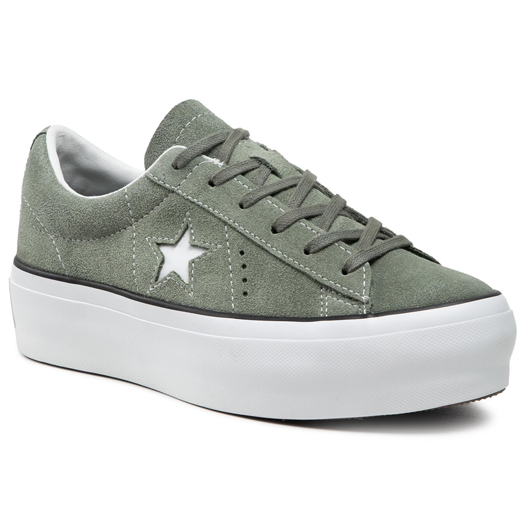 Converse Гуменки One Star Platform Ox 564383C Зелен - Pepit.bg