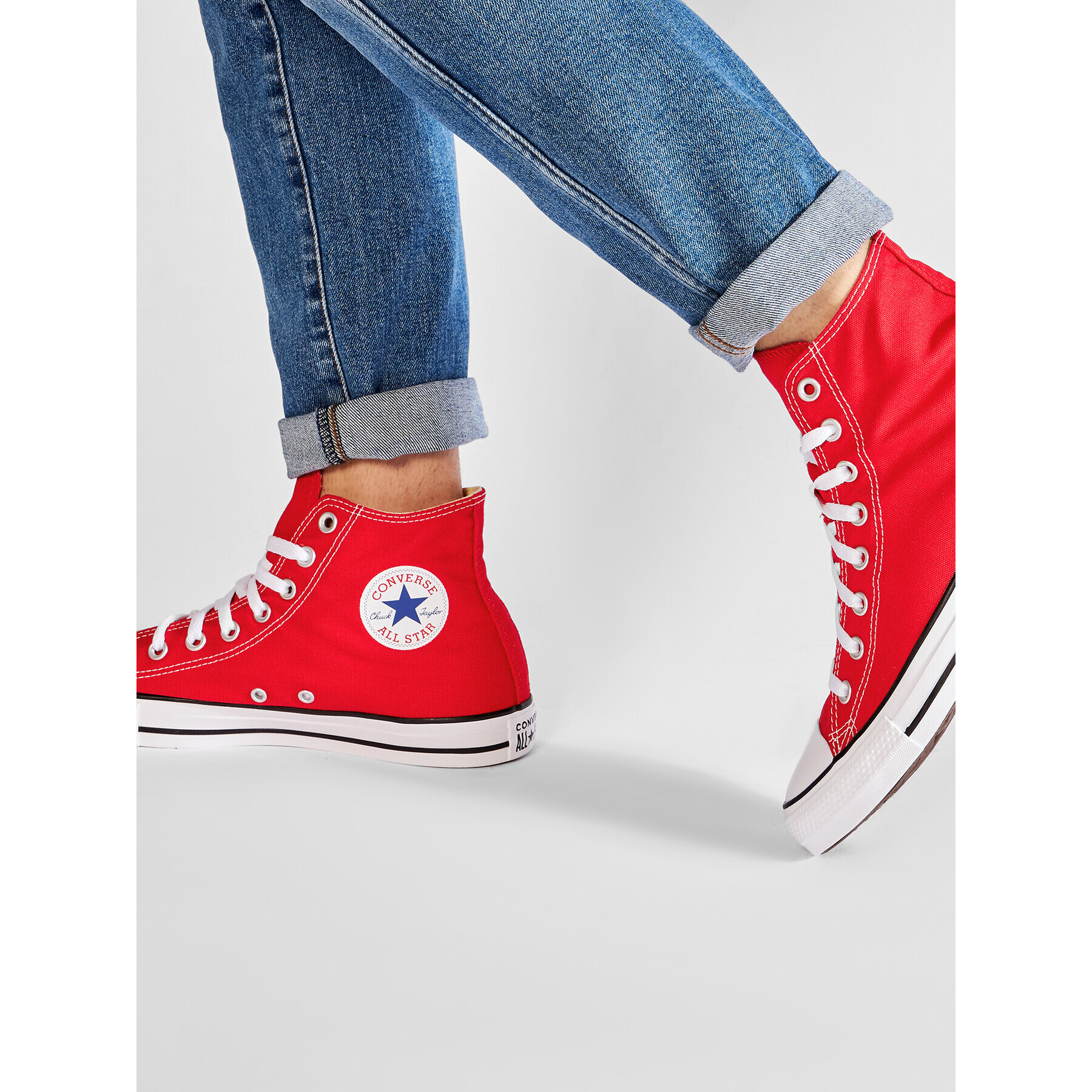 Converse Кецове All Star Hi M9621C Червен - Pepit.bg