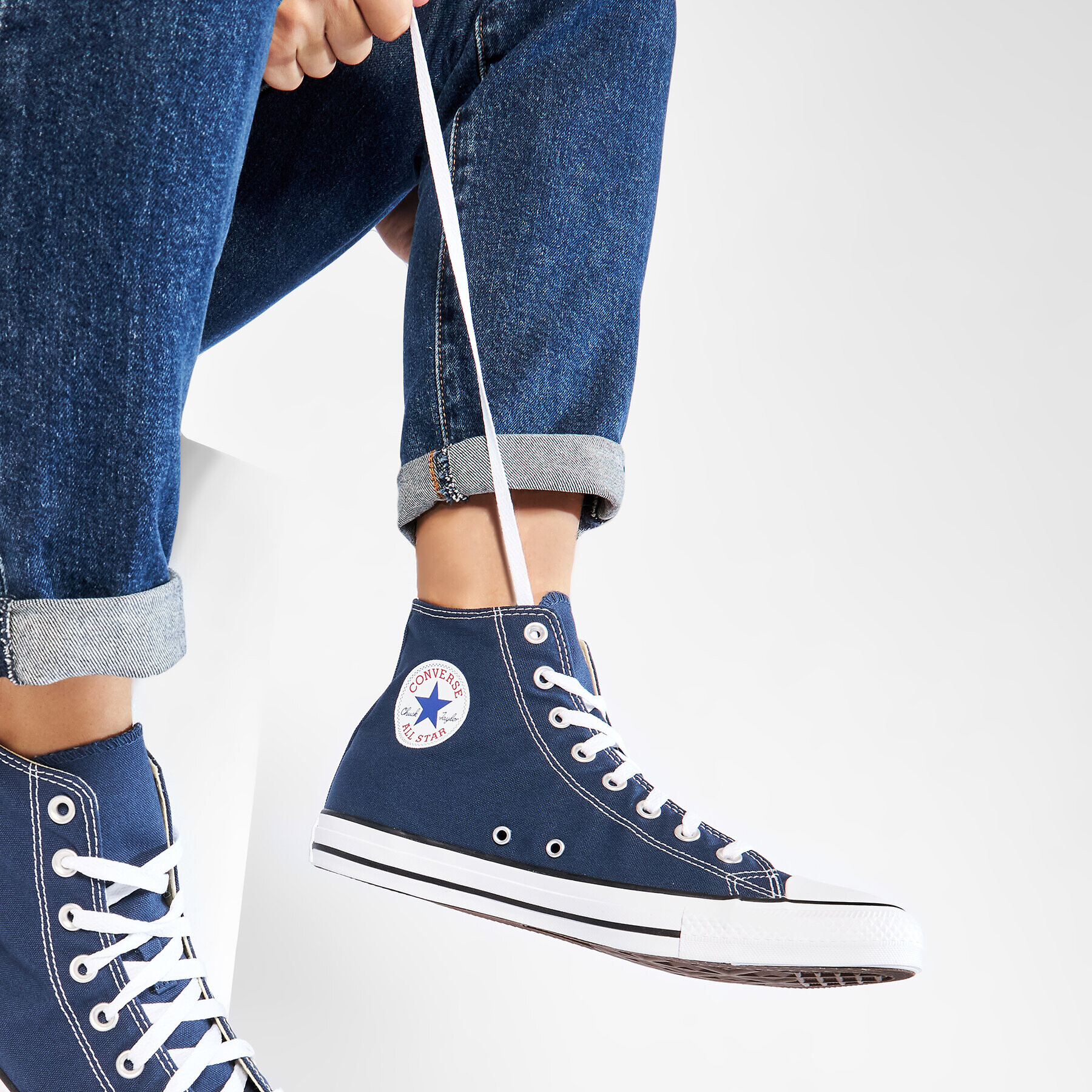 Converse Кецове All Star Hi M9622 Тъмносин - Pepit.bg