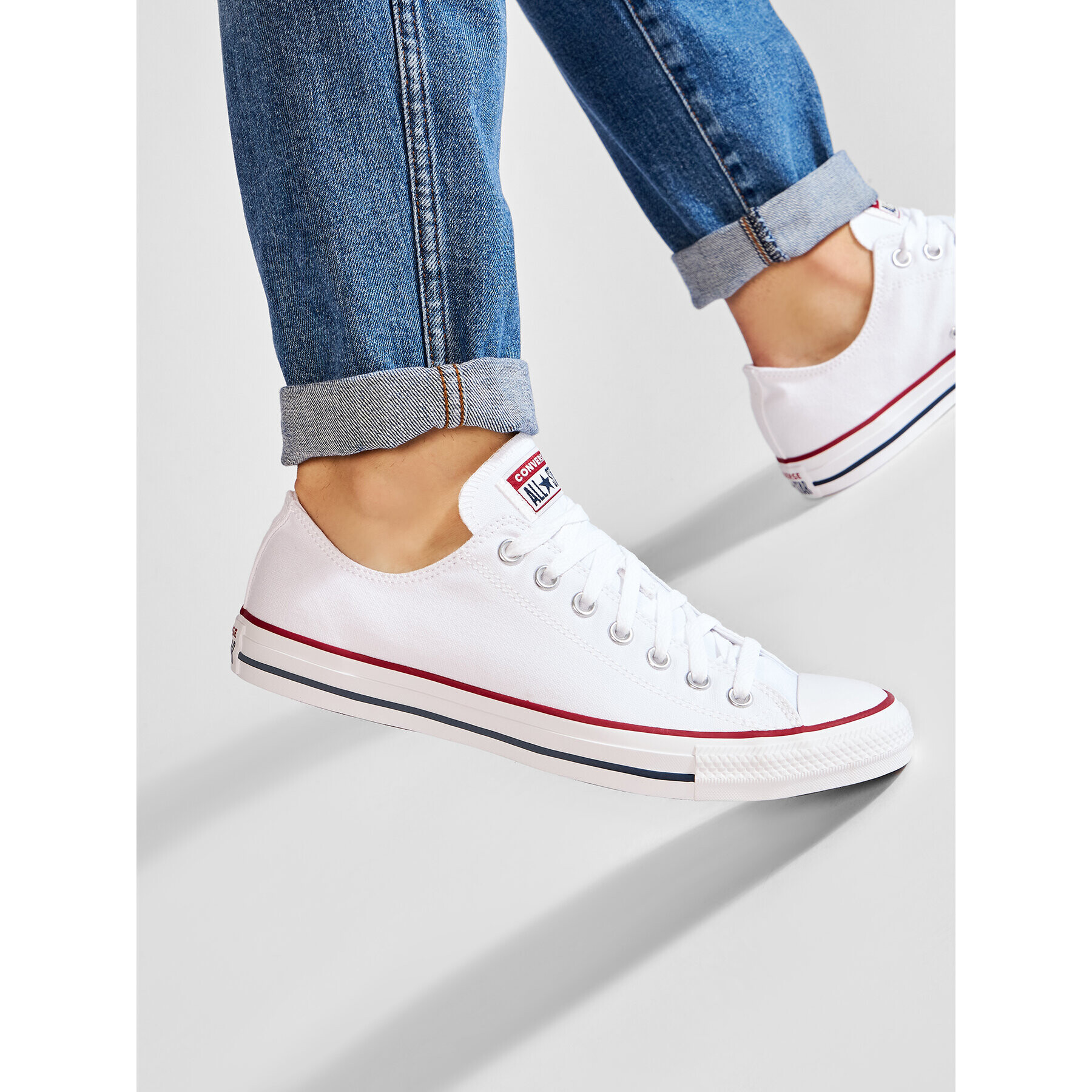 Converse Кецове All Star Ox M7652C Бял - Pepit.bg