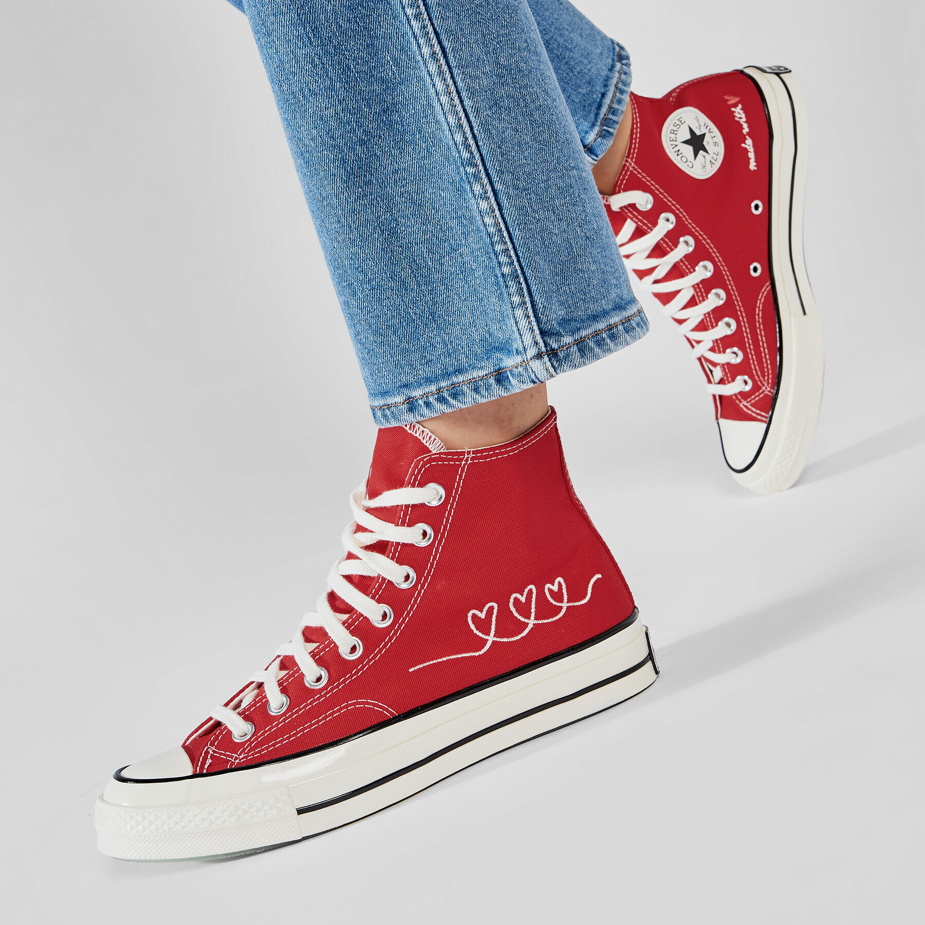 Converse Кецове Chuck 70 Hi 171117C Червен - Pepit.bg