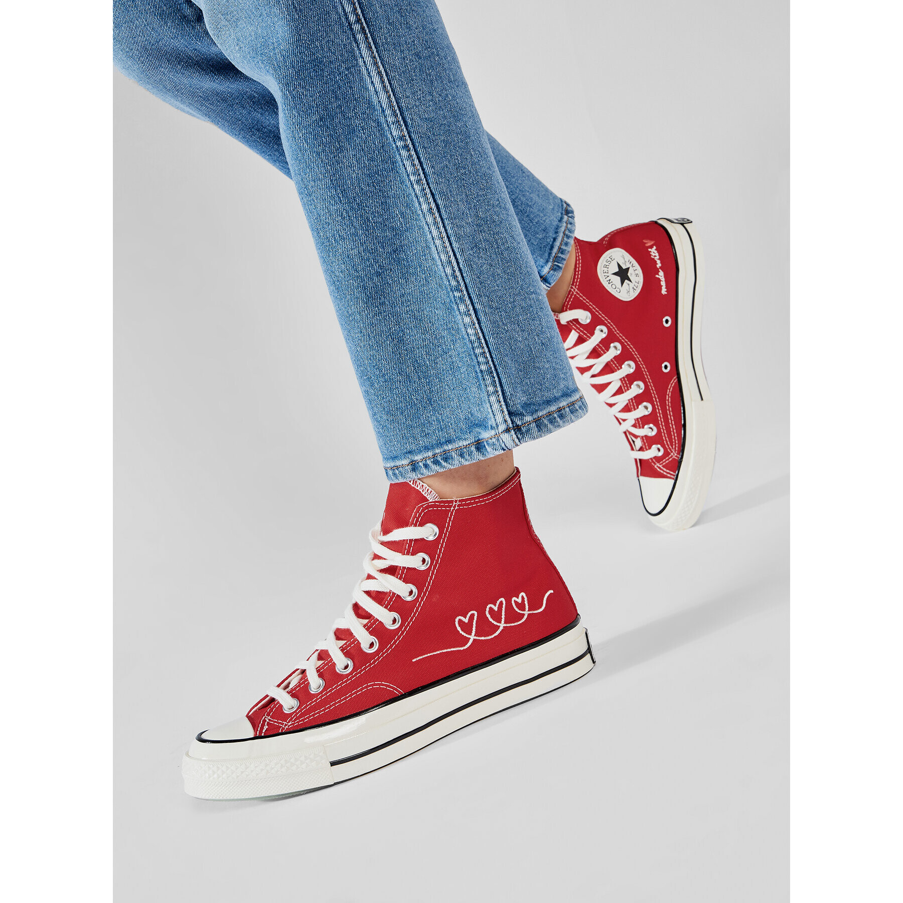 Converse Кецове Chuck 70 Hi 171117C Червен - Pepit.bg