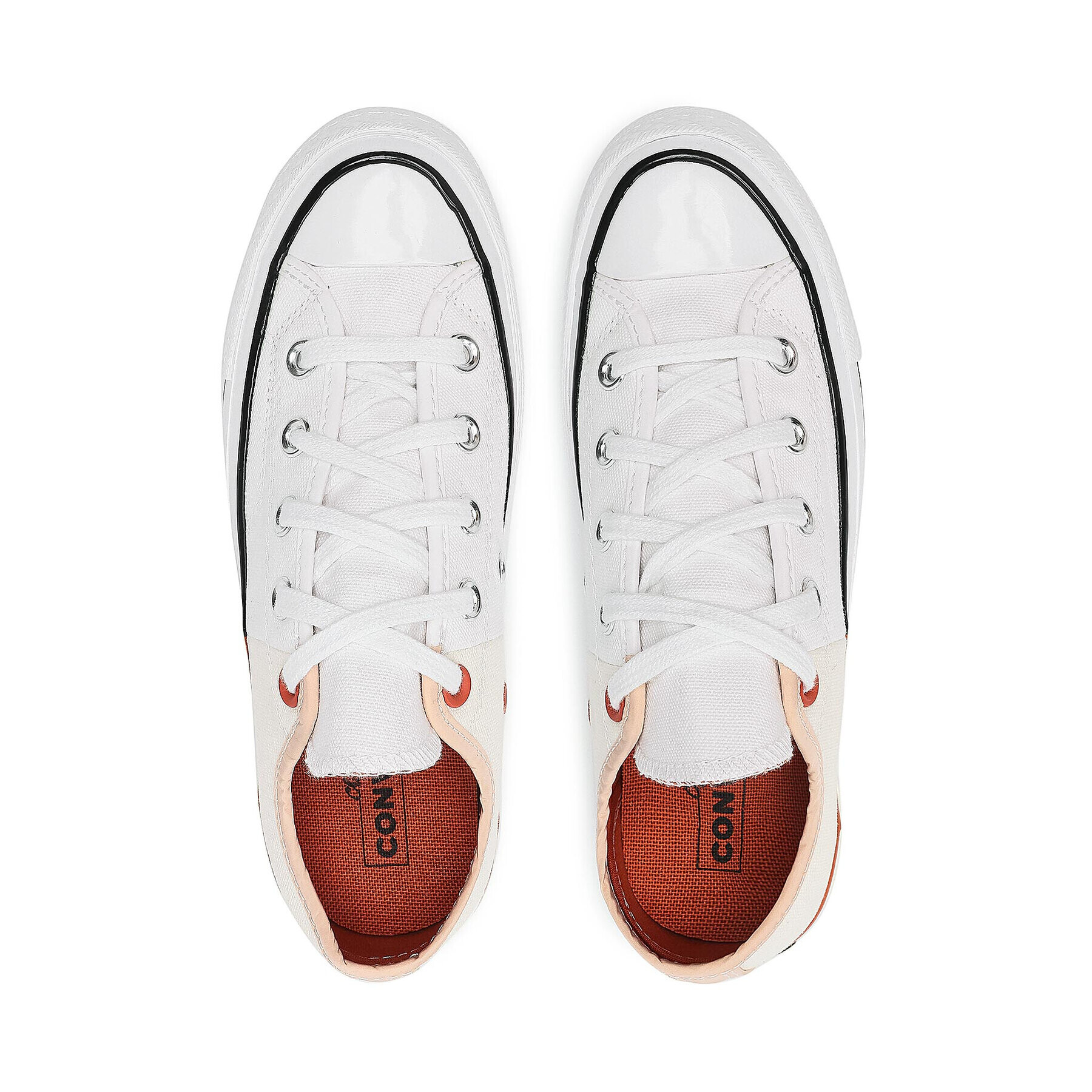 Converse Кецове Chuck 70 Ox 167673C Бял - Pepit.bg