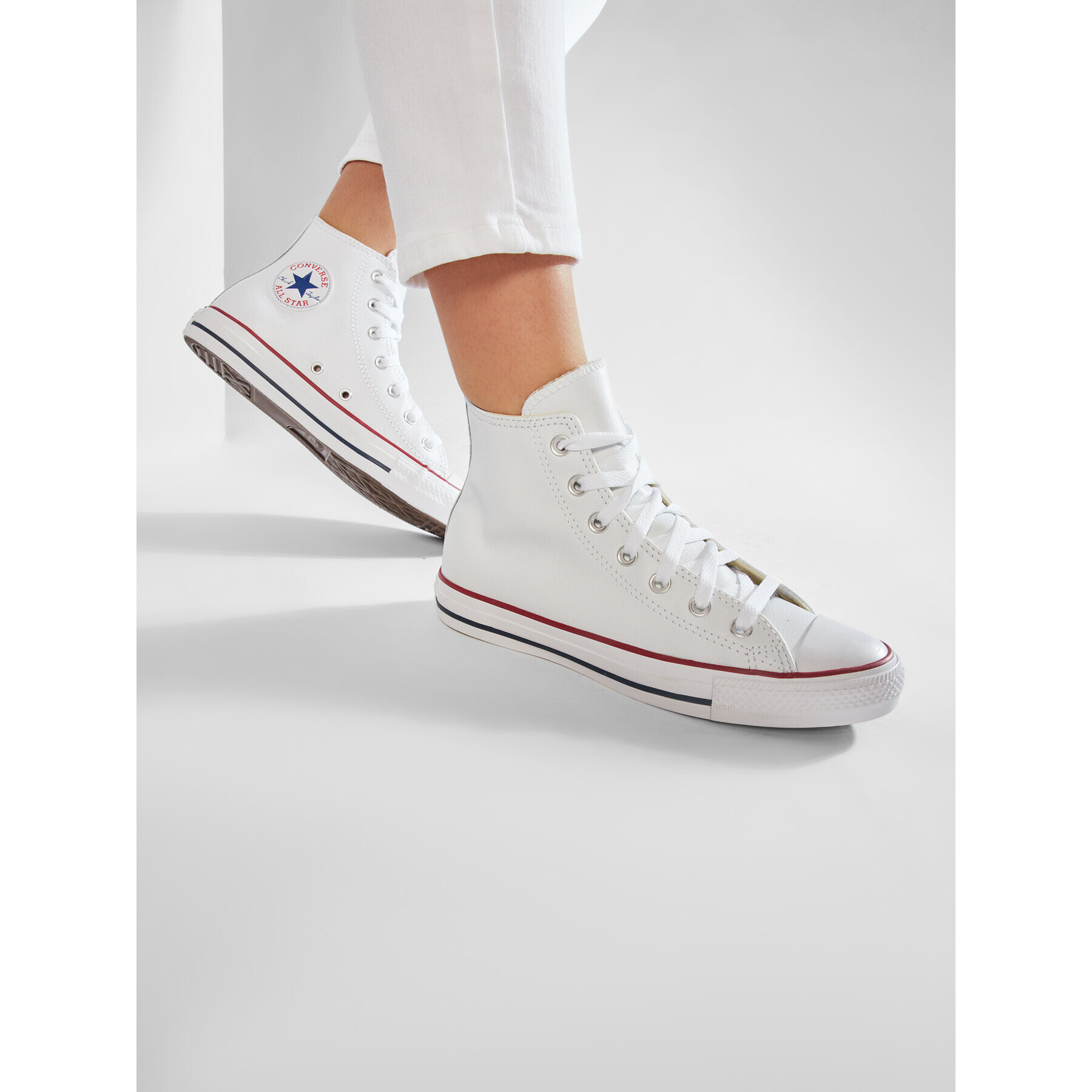 Converse Кецове Ct Hi 132169C Бял - Pepit.bg