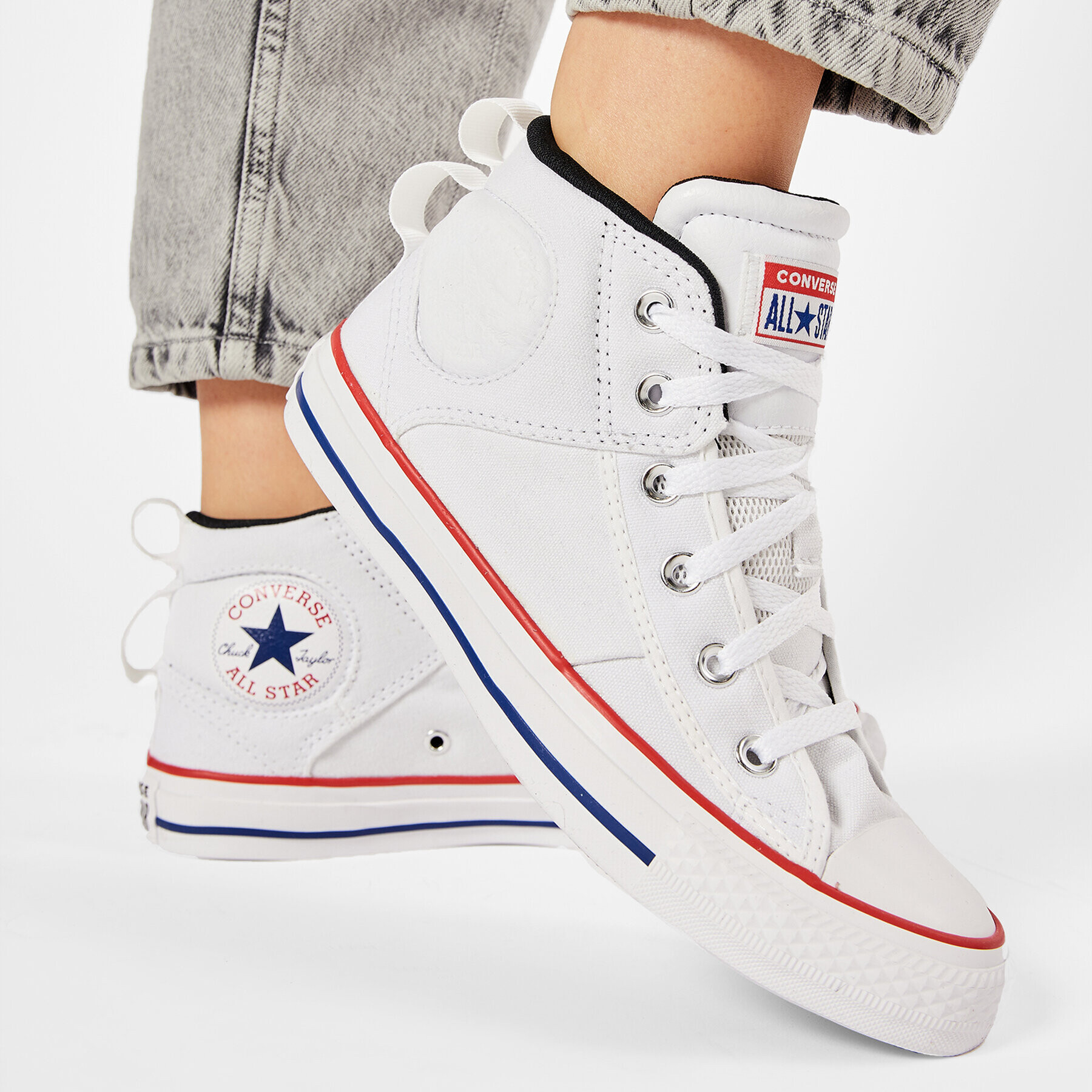 Converse Кецове Ctas Cs Mid 166970C Бял - Pepit.bg