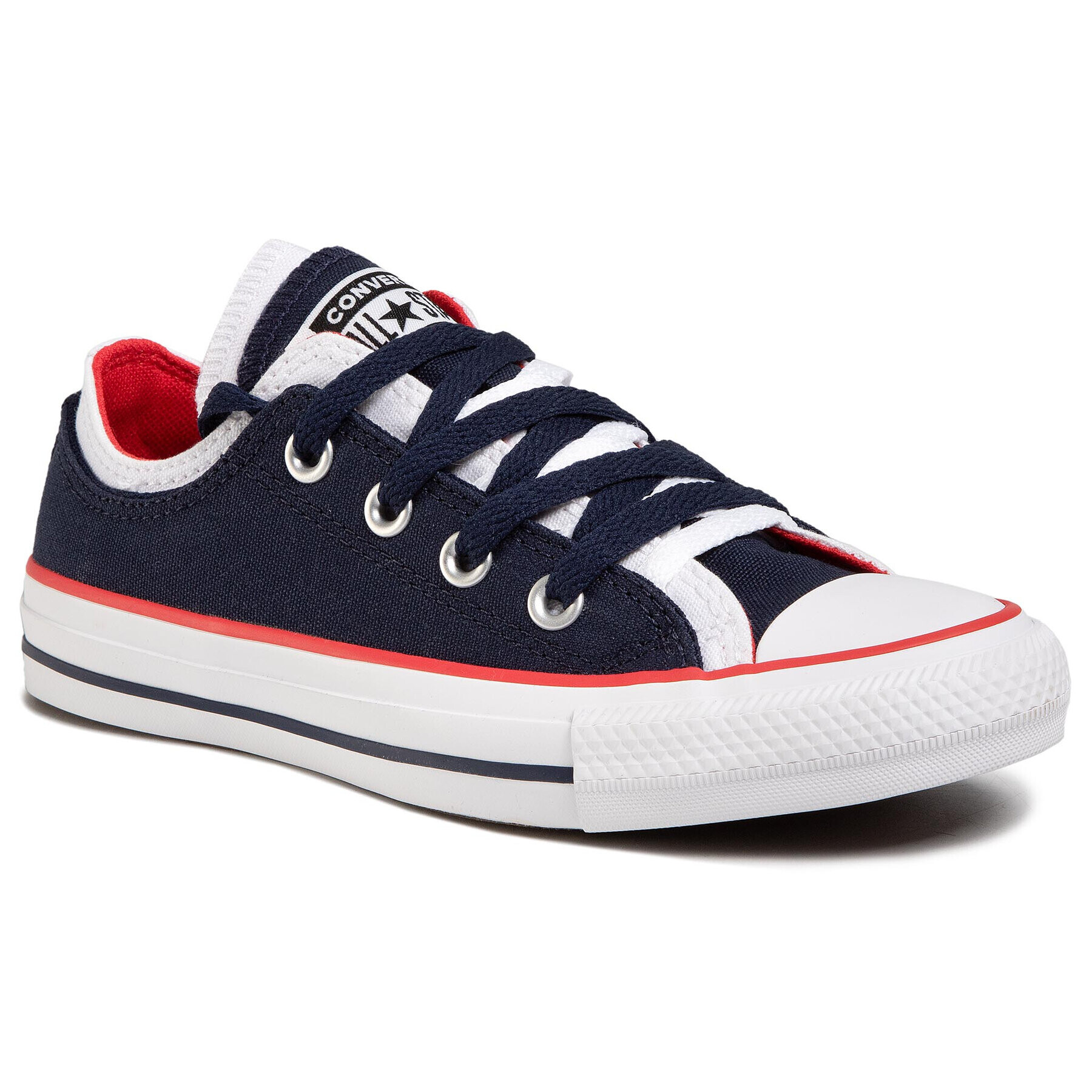 Converse Кецове Ctas Double Upper Ox 567039C Тъмносин - Pepit.bg