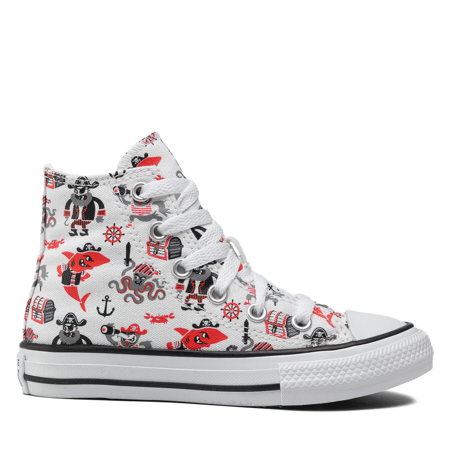 Converse Кецове Ctas Hi 372874C Бял - Pepit.bg