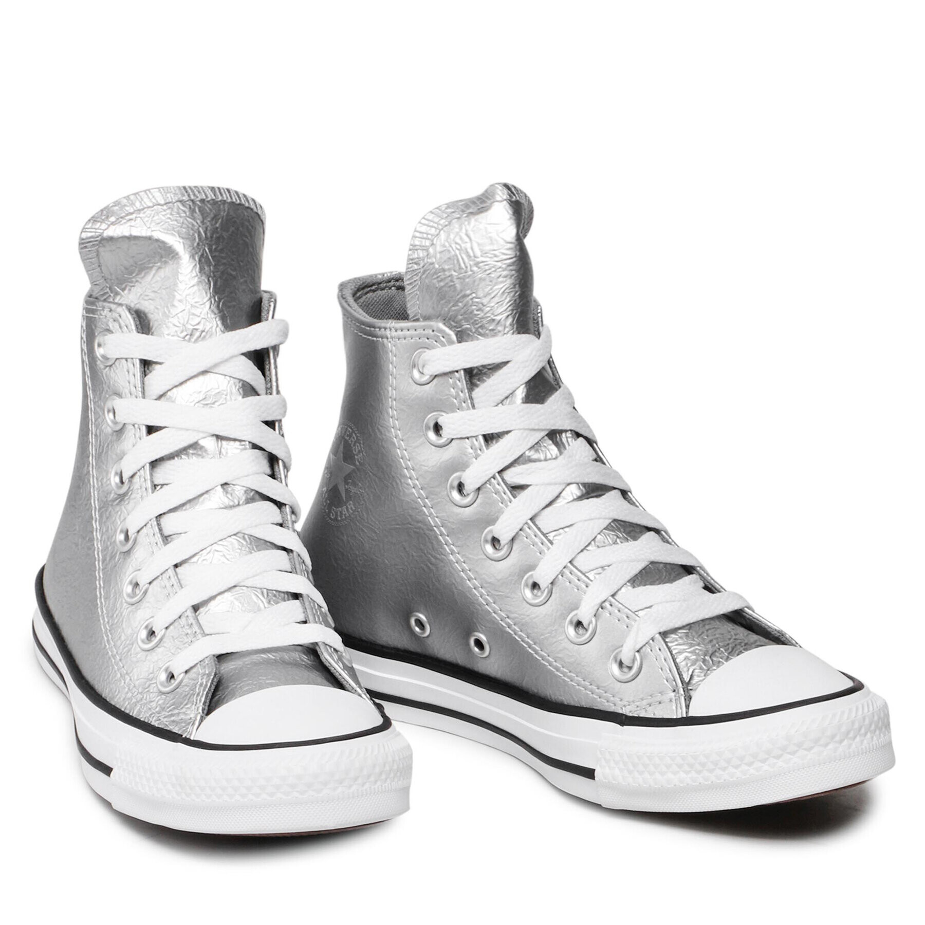 Converse Кецове Ctas Hi 572602C Сребрист - Pepit.bg