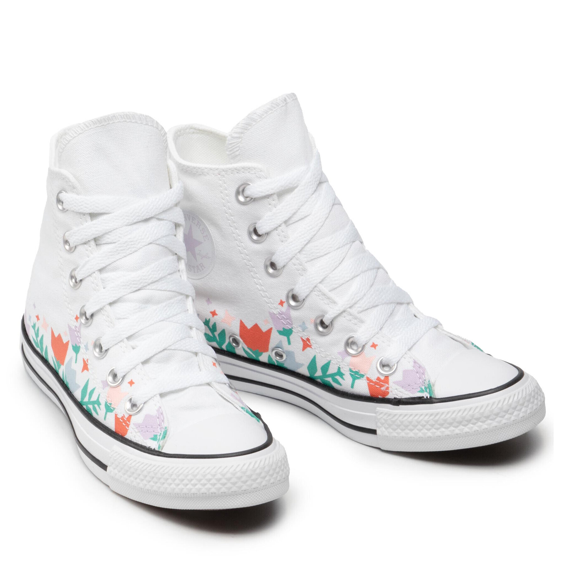 Converse Кецове Ctas Hi 572706C Бял - Pepit.bg