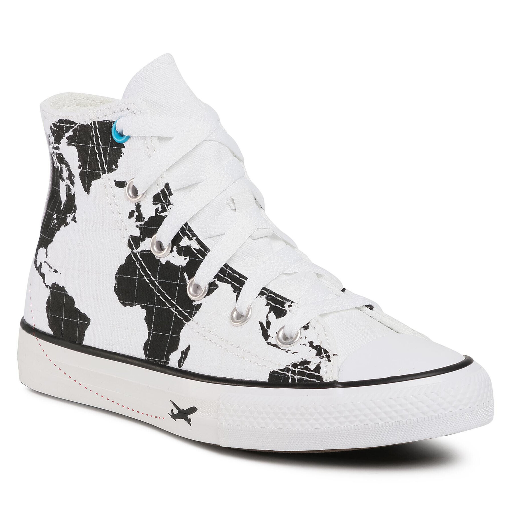 Converse Кецове Ctas Hi 668456C Бял - Pepit.bg