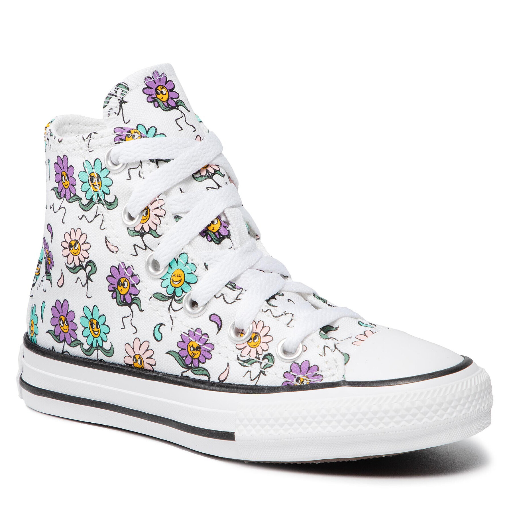 Converse Кецове Ctas Hi 671599C Бял - Pepit.bg