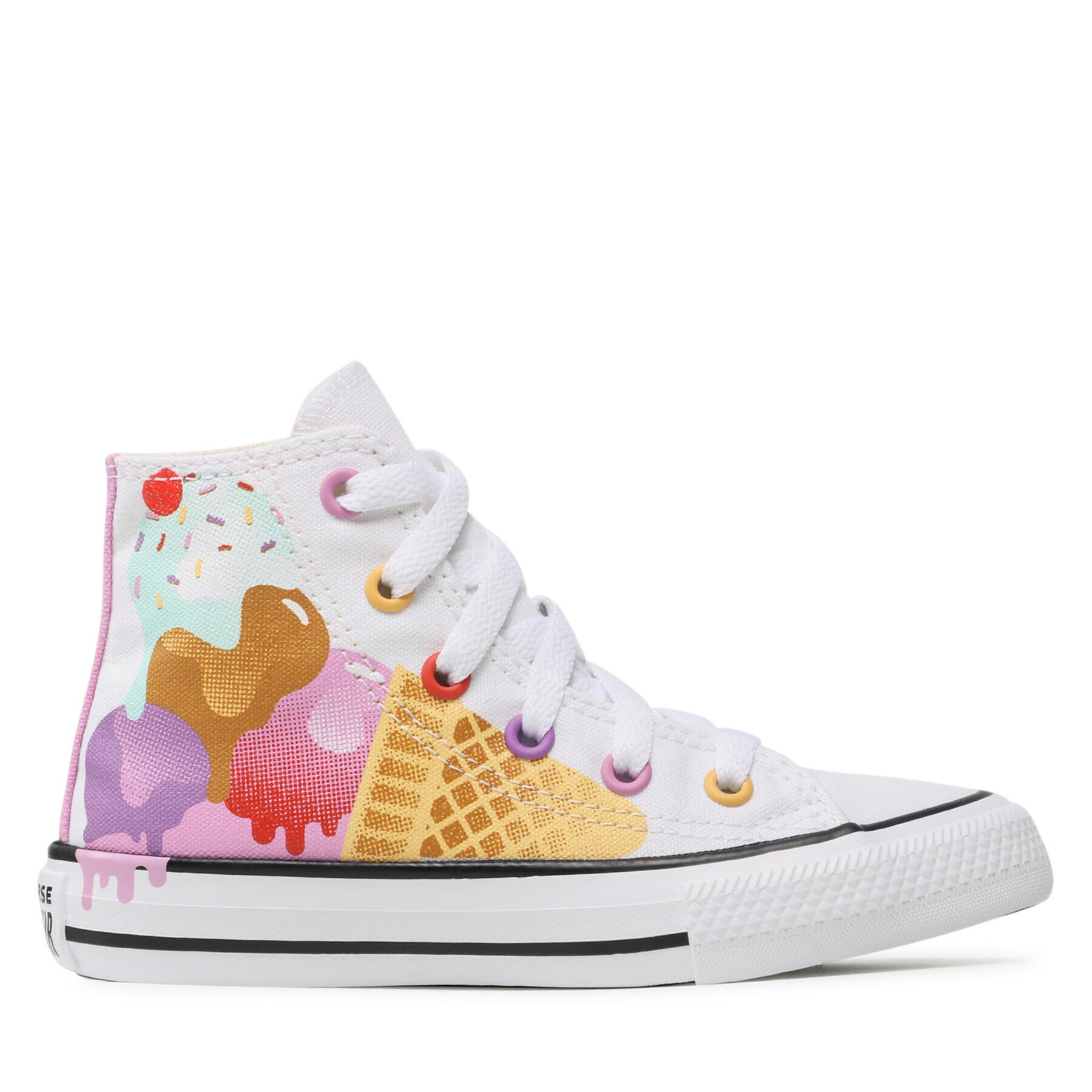 Converse Кецове Ctas Hi A00388C Бял - Pepit.bg