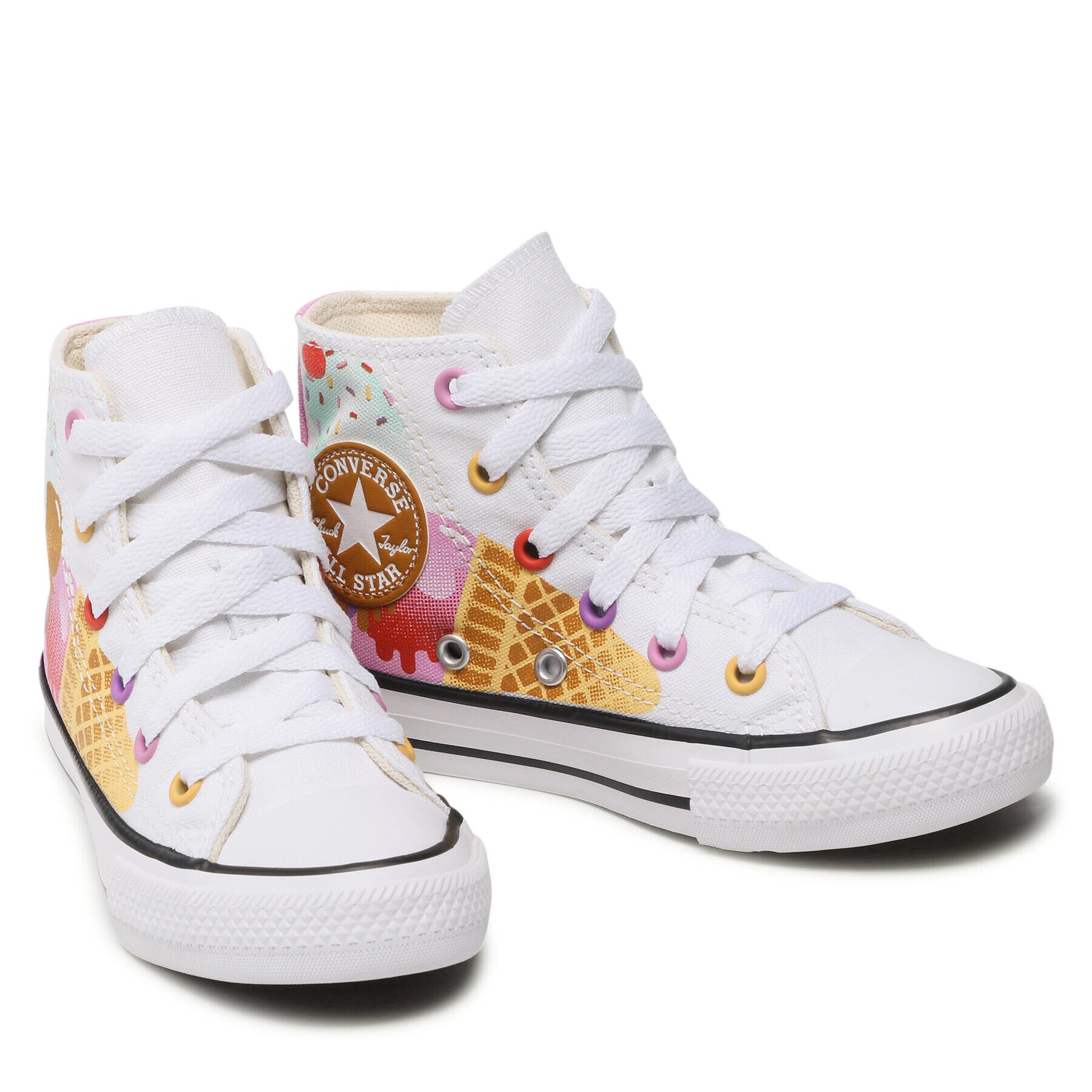 Converse Кецове Ctas Hi A00388C Бял - Pepit.bg