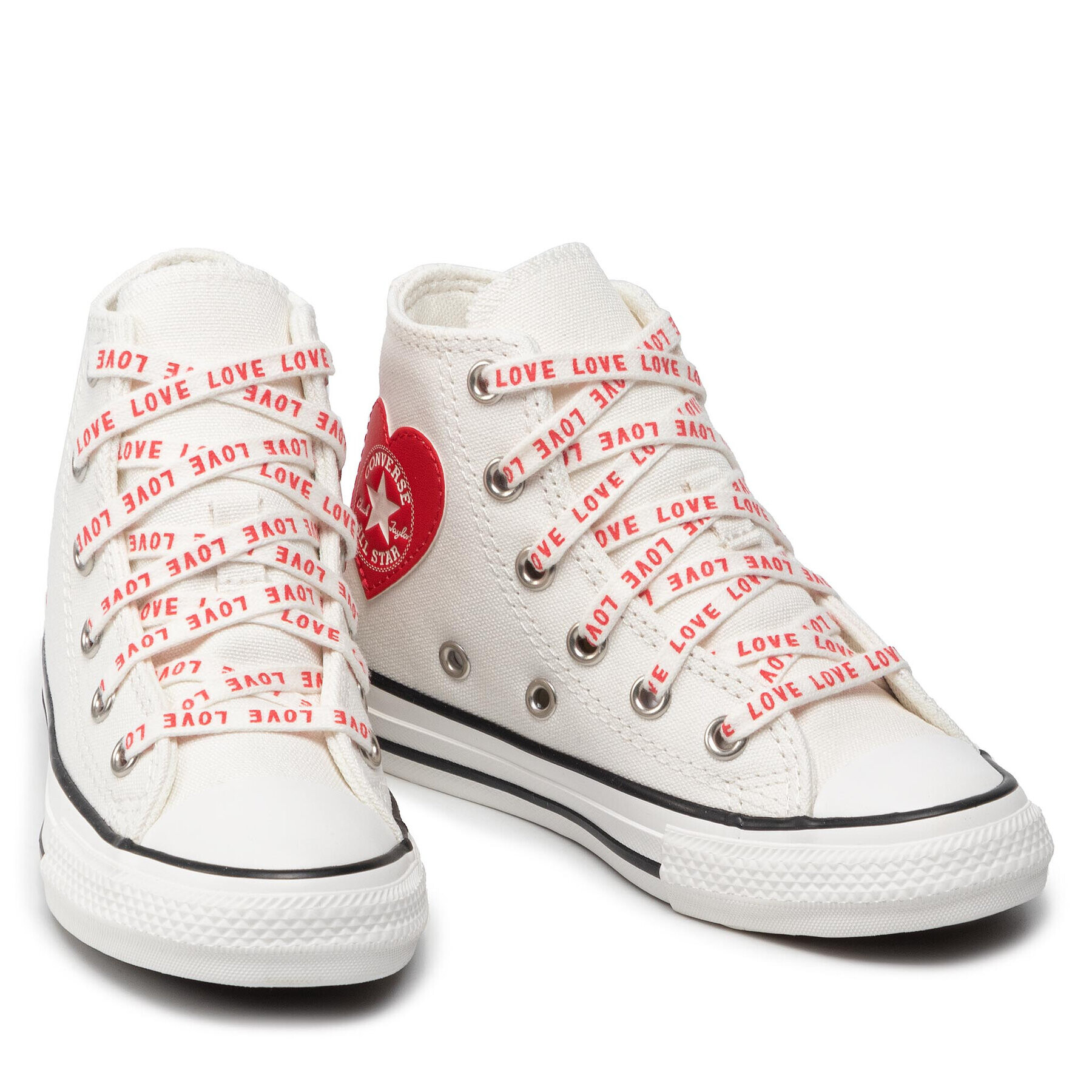 Converse Кецове Ctas Hi A01604C Бял - Pepit.bg