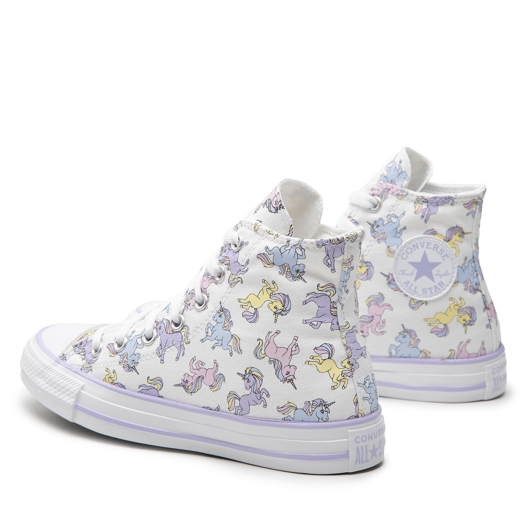 Converse Кецове Ctas Hi A01674C Бял - Pepit.bg