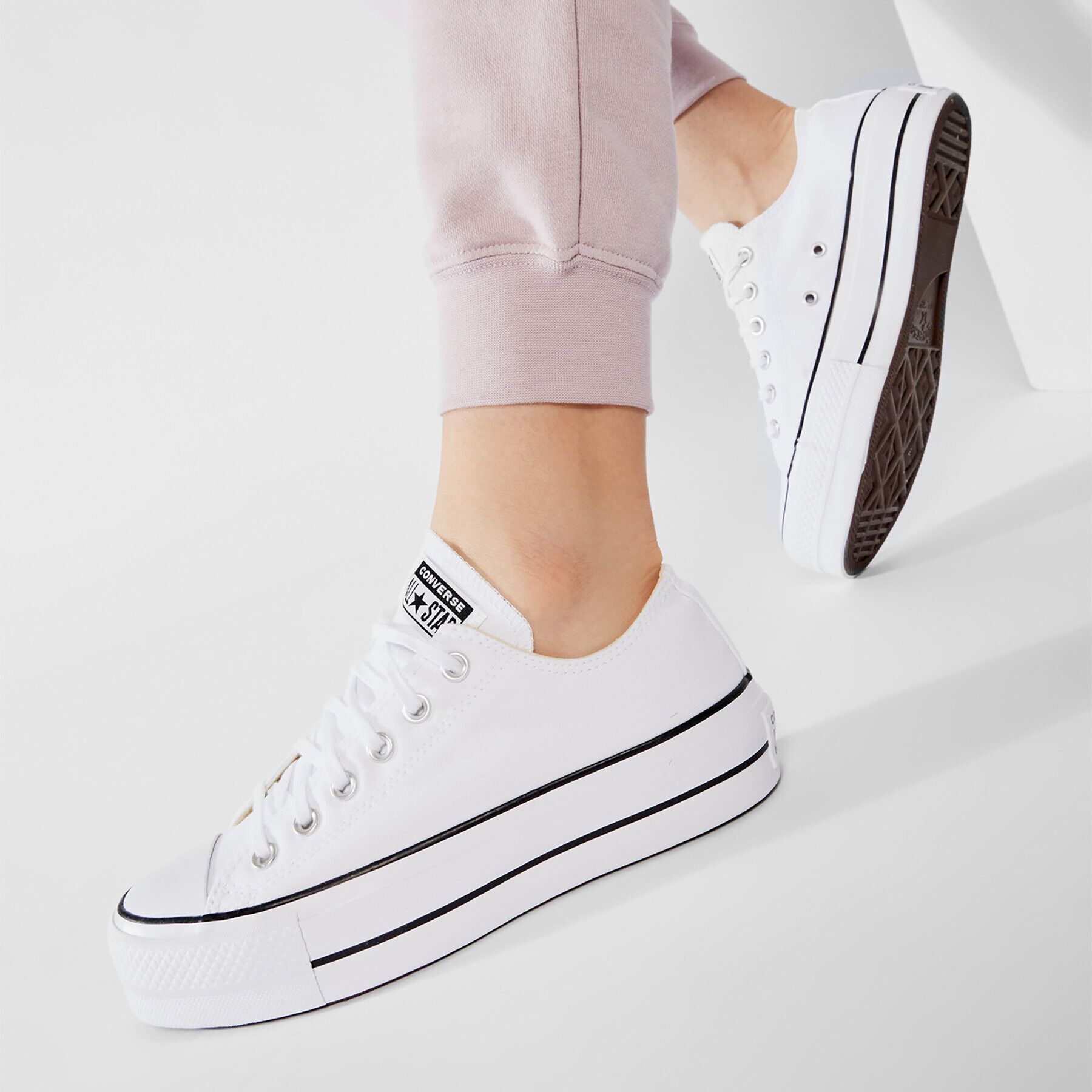Converse Кецове Ctas Lift Ox 560251C Бял - Pepit.bg