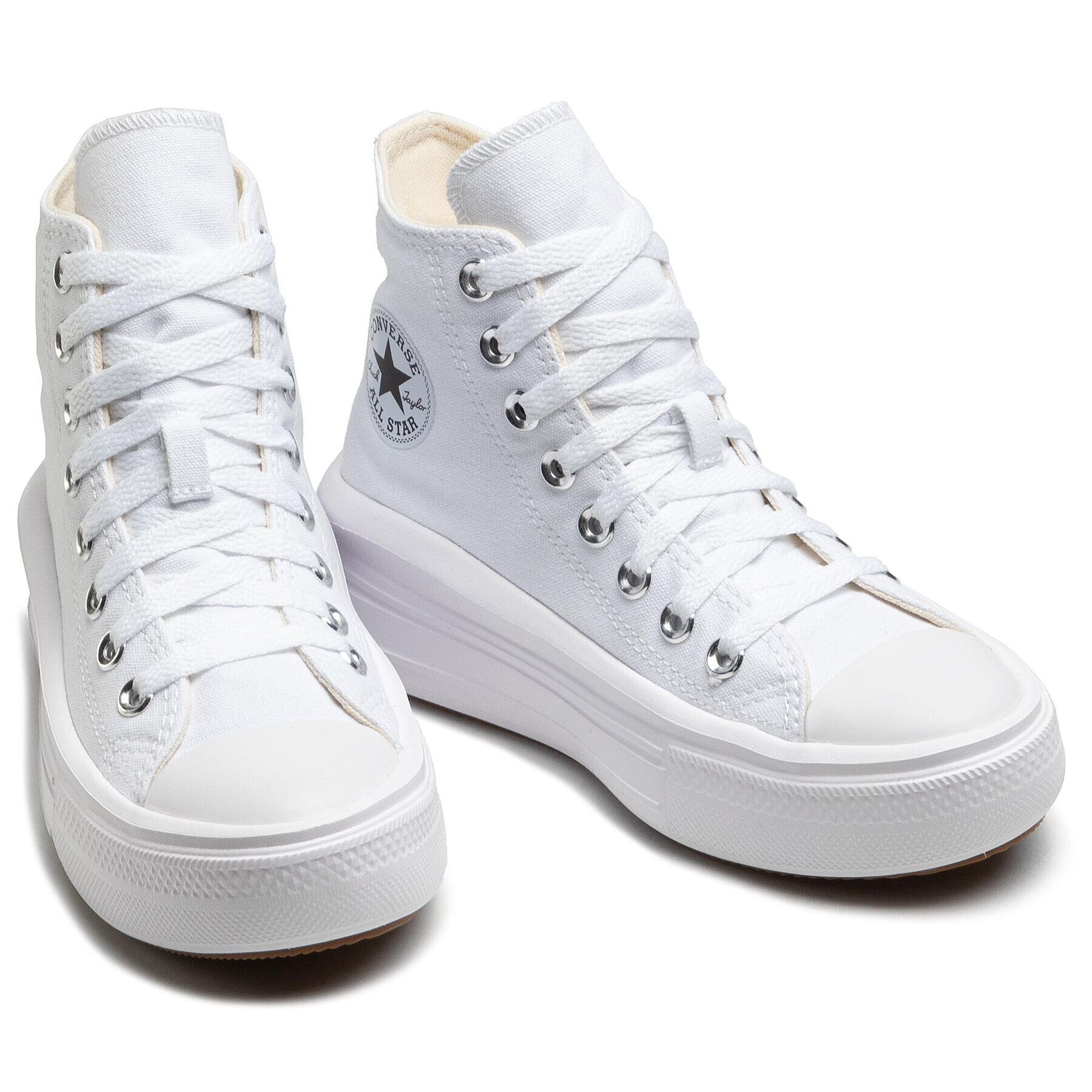 Converse Кецове Ctas Move Hi 568498C Бял - Pepit.bg