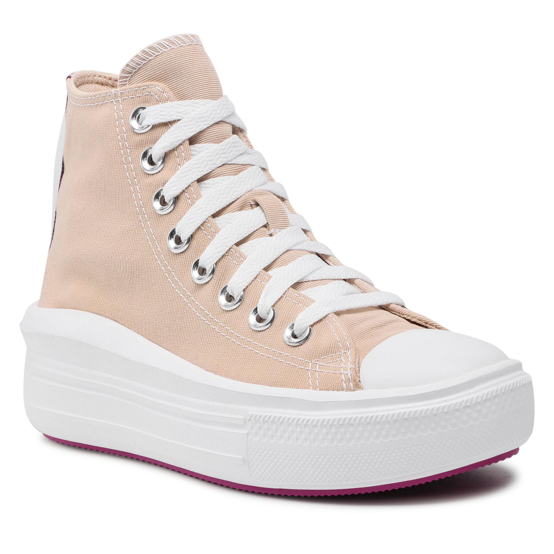 Converse Кецове Ctas Move Hi 568794C Бежов - Pepit.bg