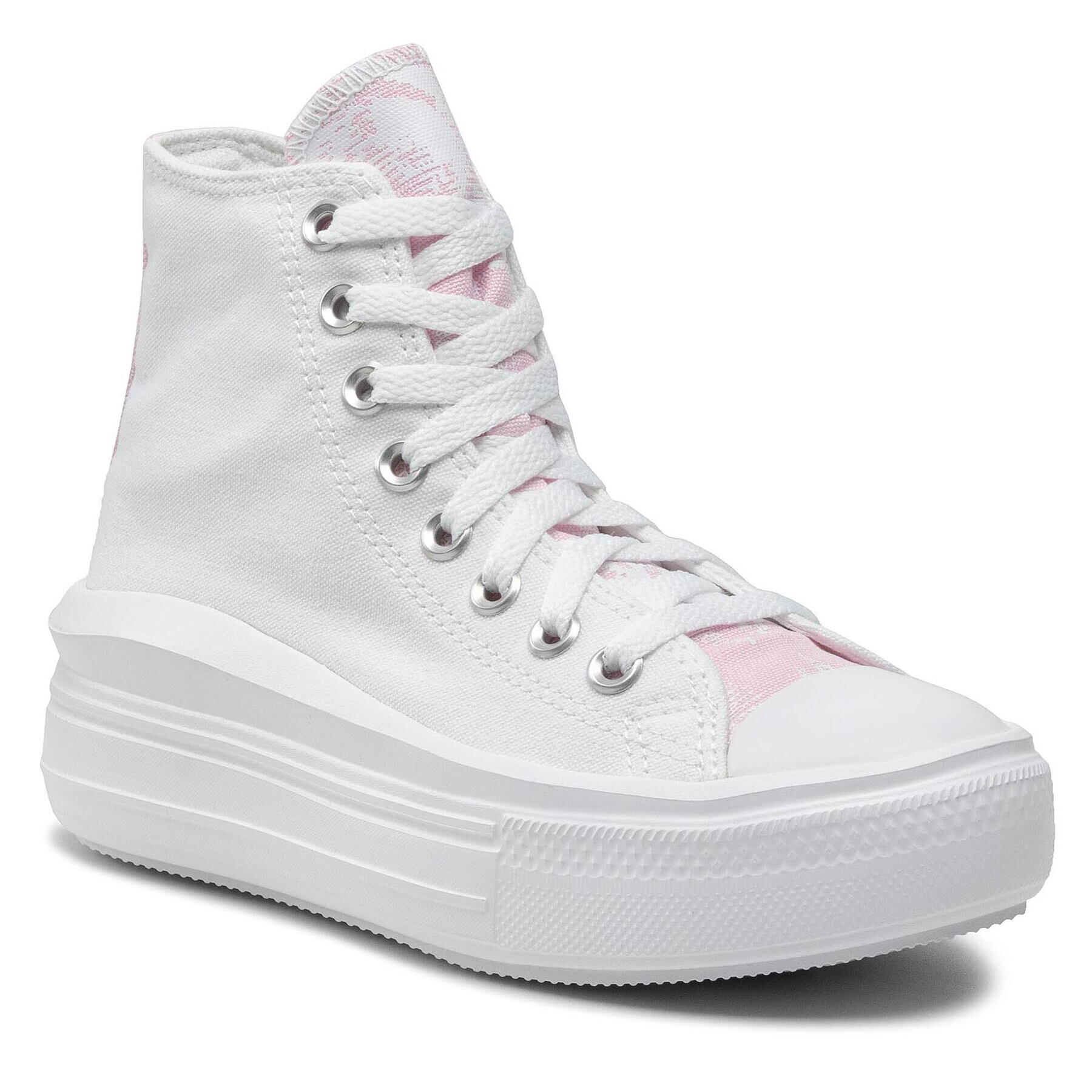 Converse Кецове Ctas Move Hi 571577C Бял - Pepit.bg