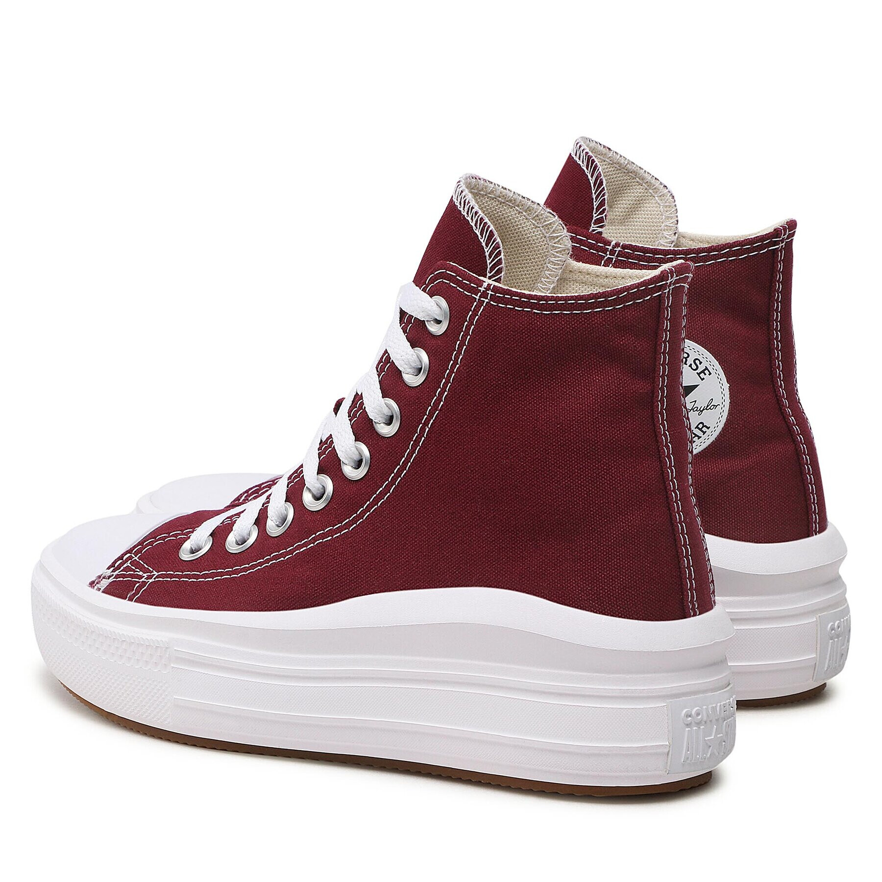 Converse Кецове Ctas Move Hi A02430C Бордо - Pepit.bg
