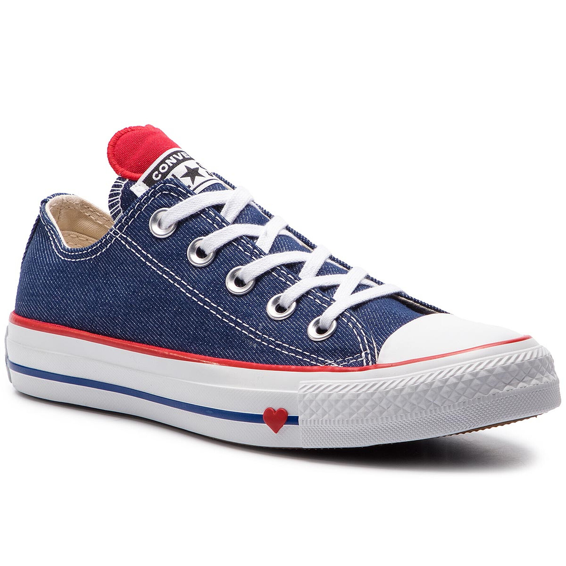 Converse Кецове Ctas Ox 163308C Тъмносин - Pepit.bg