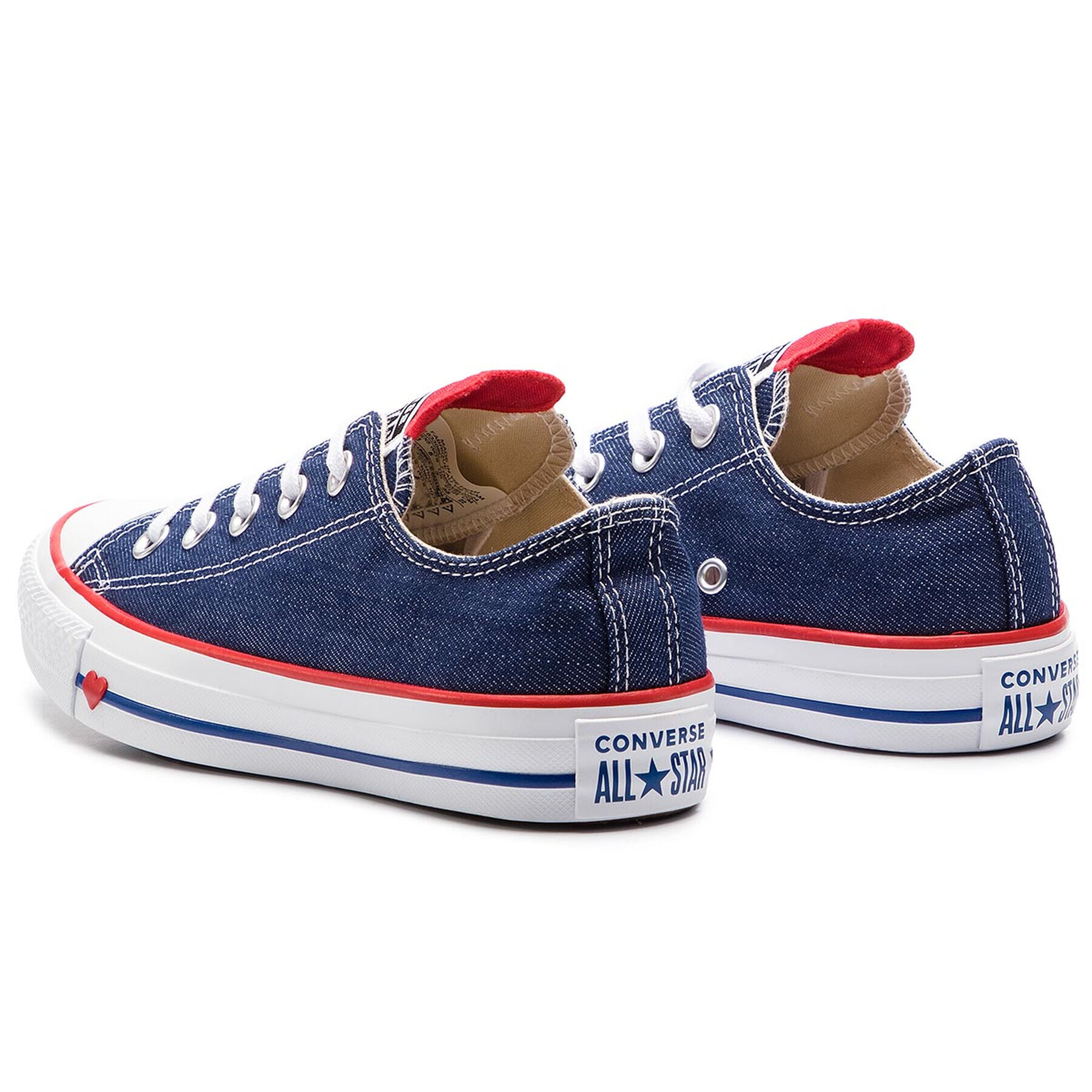 Converse Кецове Ctas Ox 163308C Тъмносин - Pepit.bg