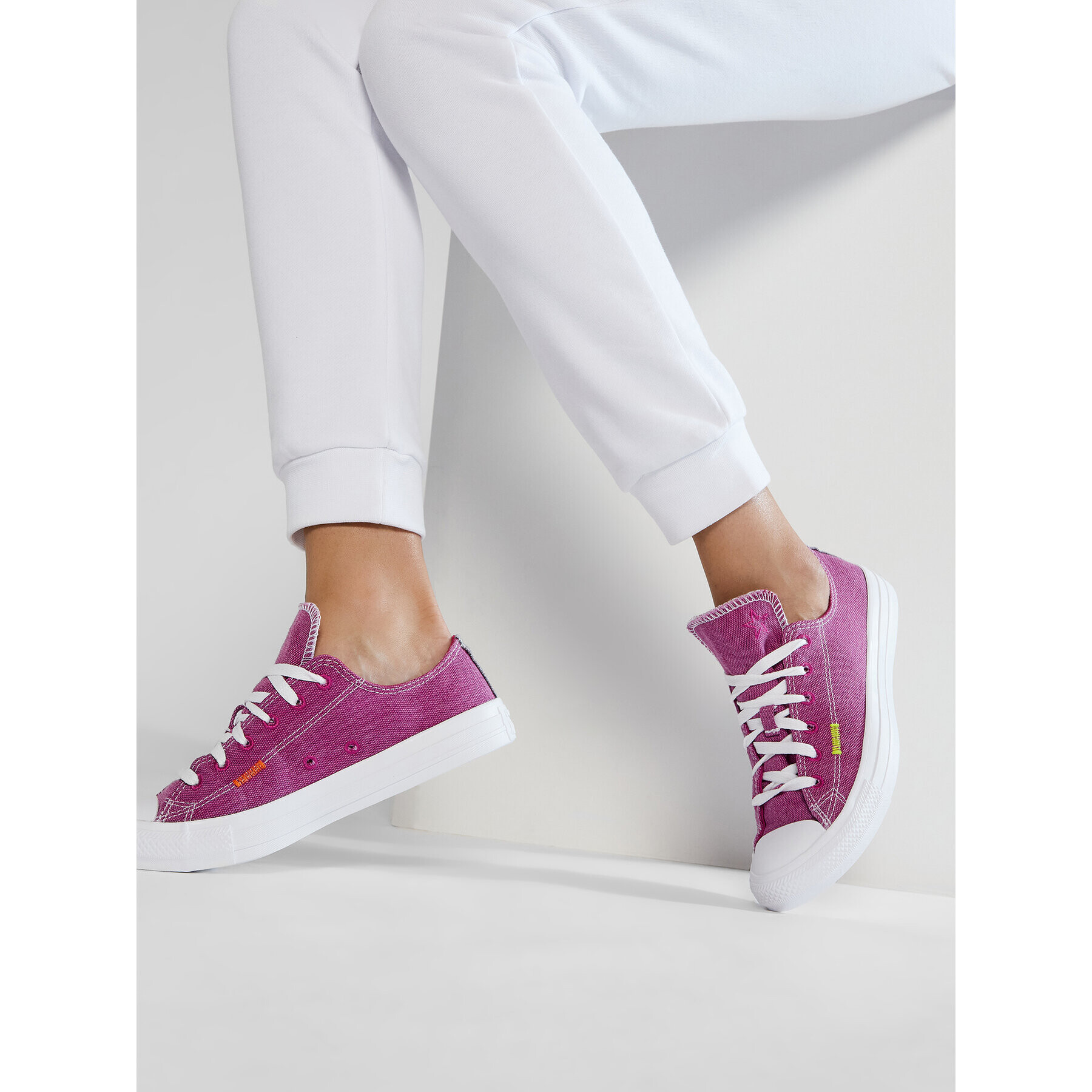 Converse Кецове Ctas Ox 168601C Розов - Pepit.bg