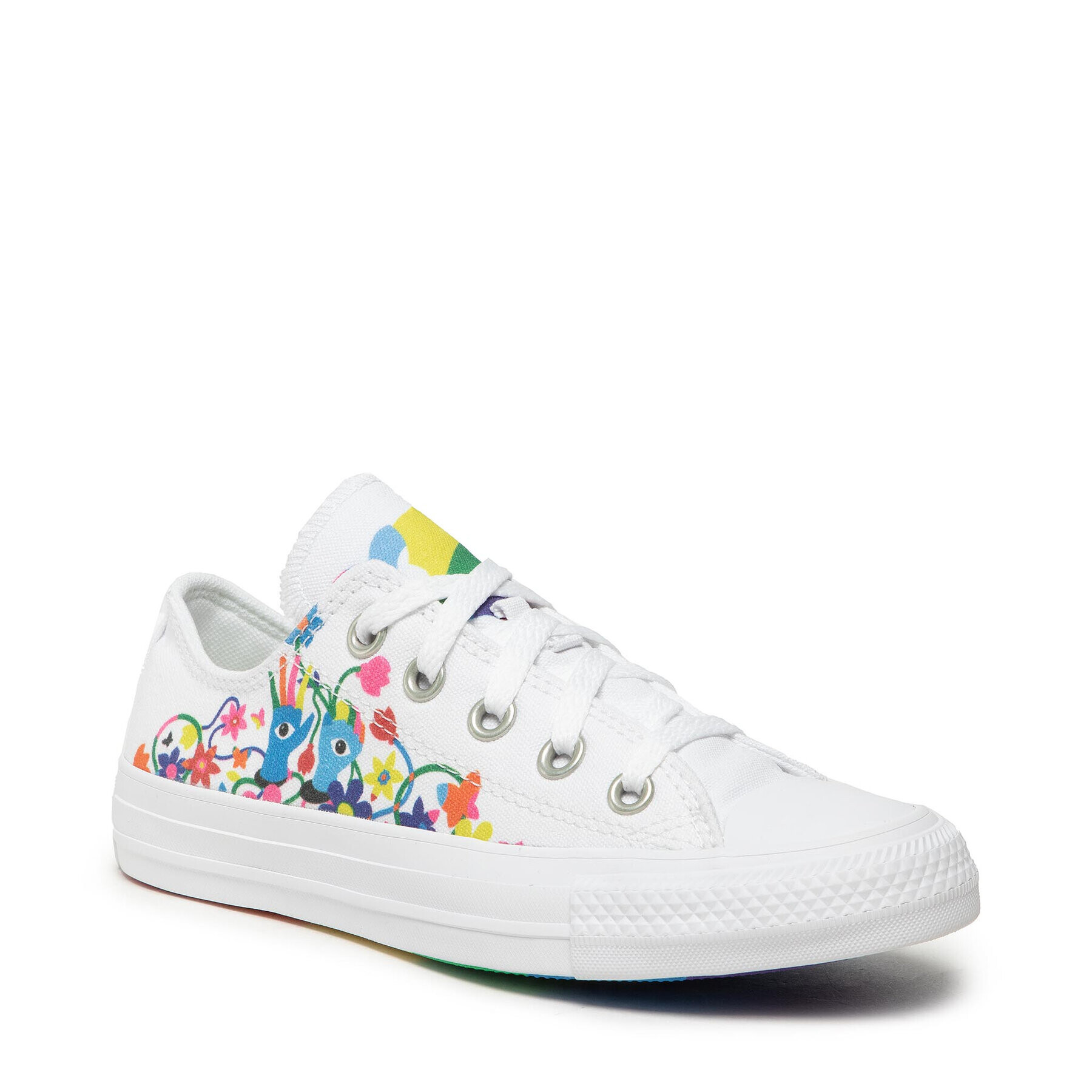 Converse Кецове Ctas Ox 170823C Бял - Pepit.bg