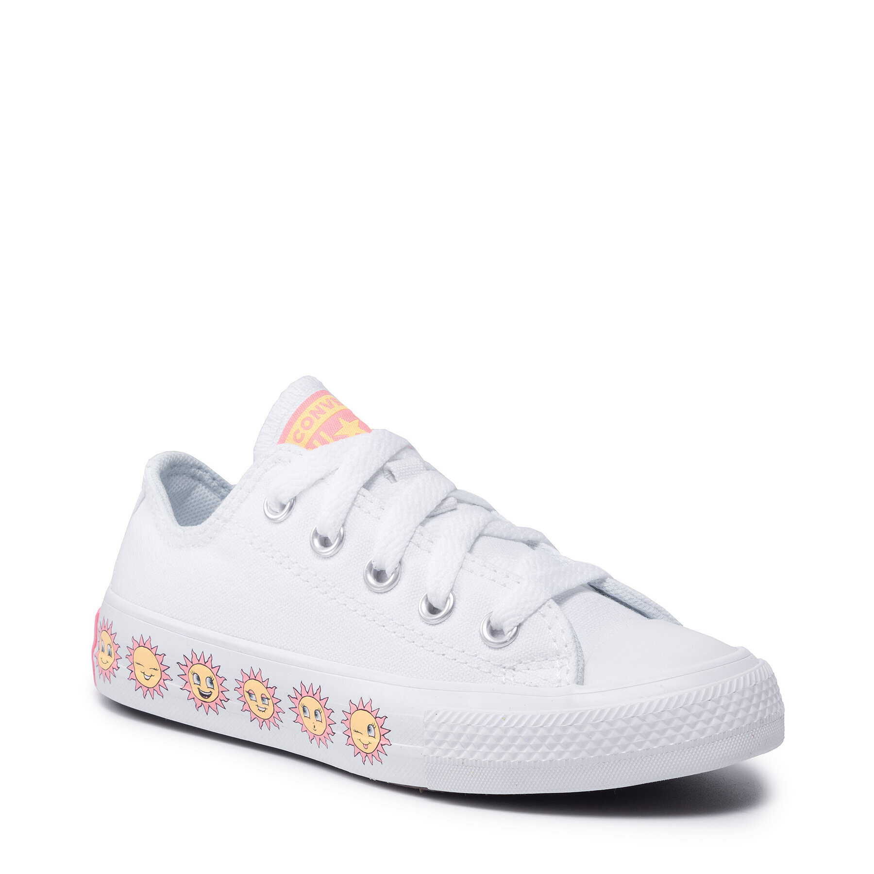 Converse Кецове Ctas Ox 670702C Бял - Pepit.bg