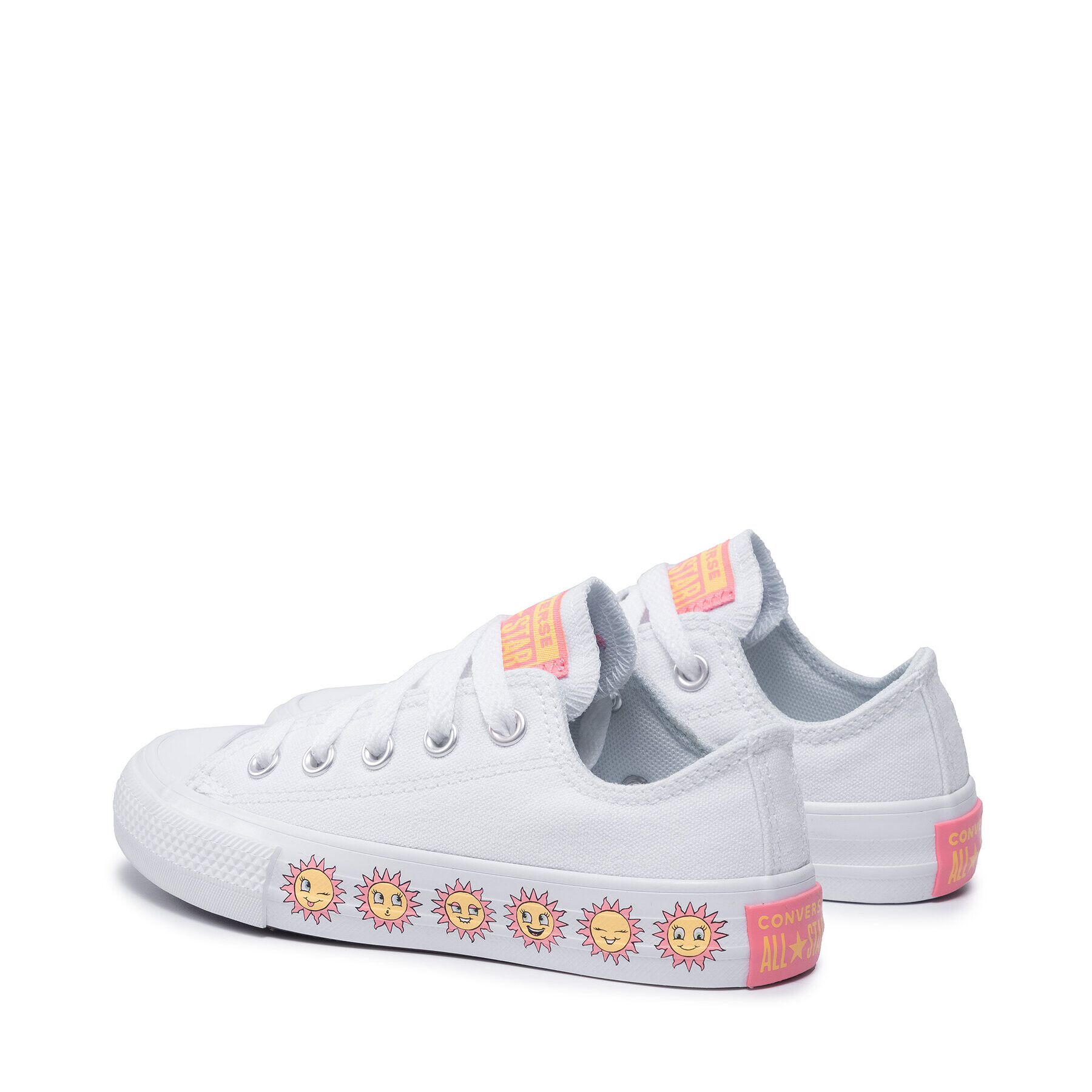 Converse Кецове Ctas Ox 670702C Бял - Pepit.bg