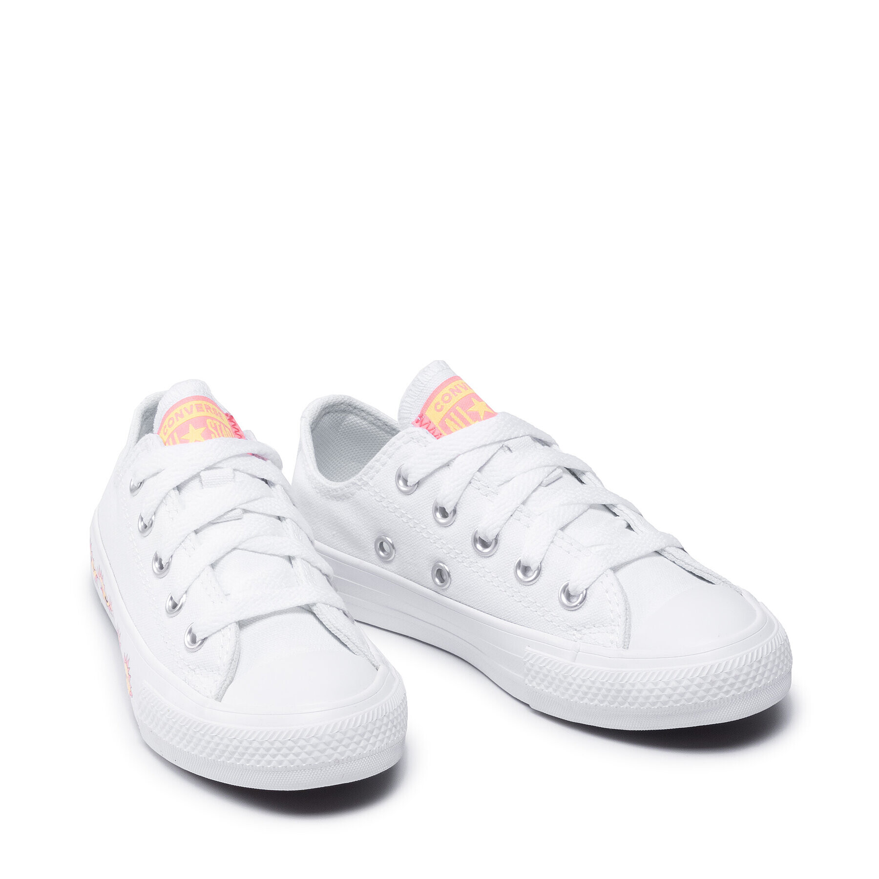 Converse Кецове Ctas Ox 670702C Бял - Pepit.bg