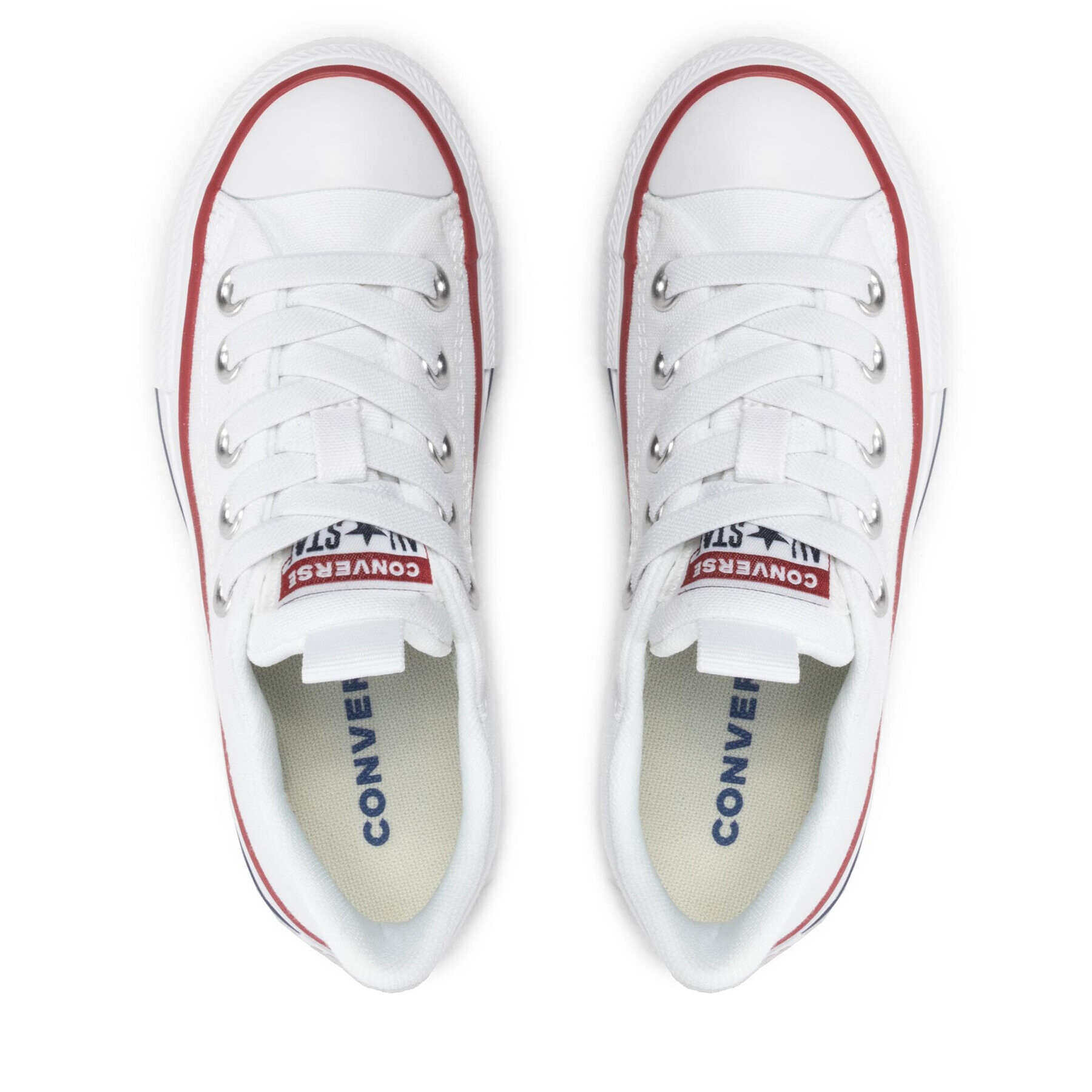 Converse Кецове Ctas Rave Ox A01037C Бял - Pepit.bg