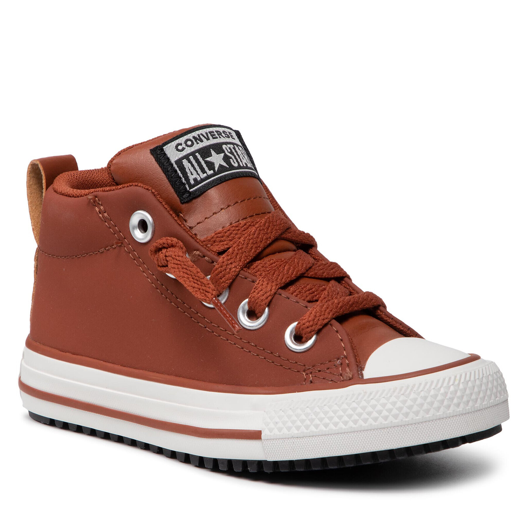 Converse Кецове Ctas Street Boot Mid 671519C Кафяв - Pepit.bg