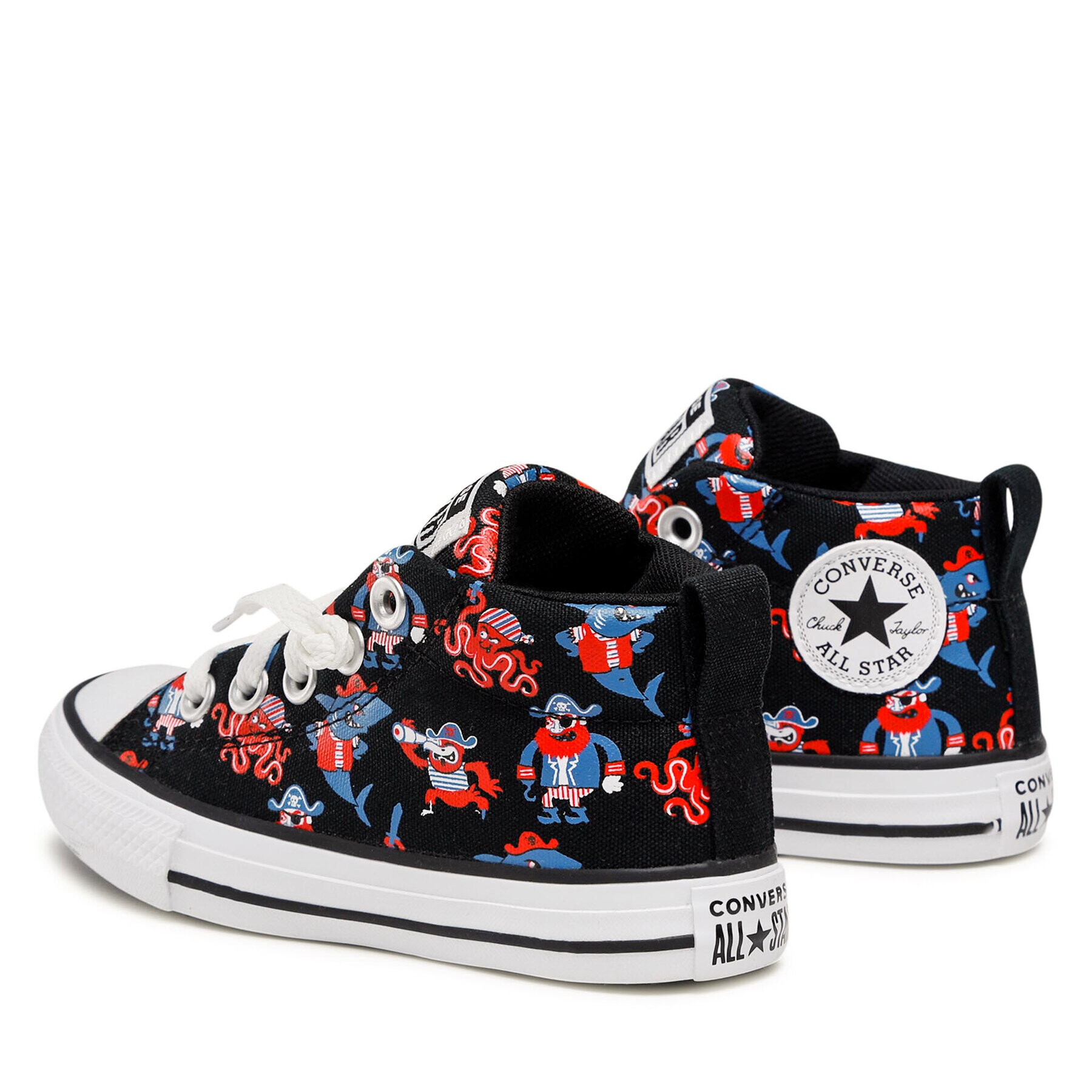 Converse Кецове Ctas Street Mid 672732C Черен - Pepit.bg