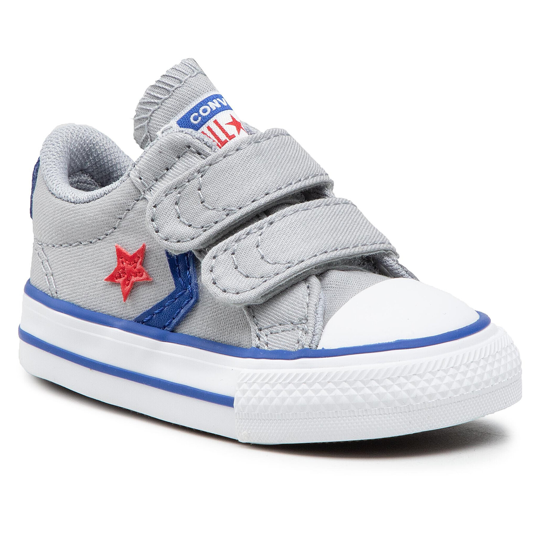 Converse Кецове Star Player 2V OX 763529C Сив - Pepit.bg