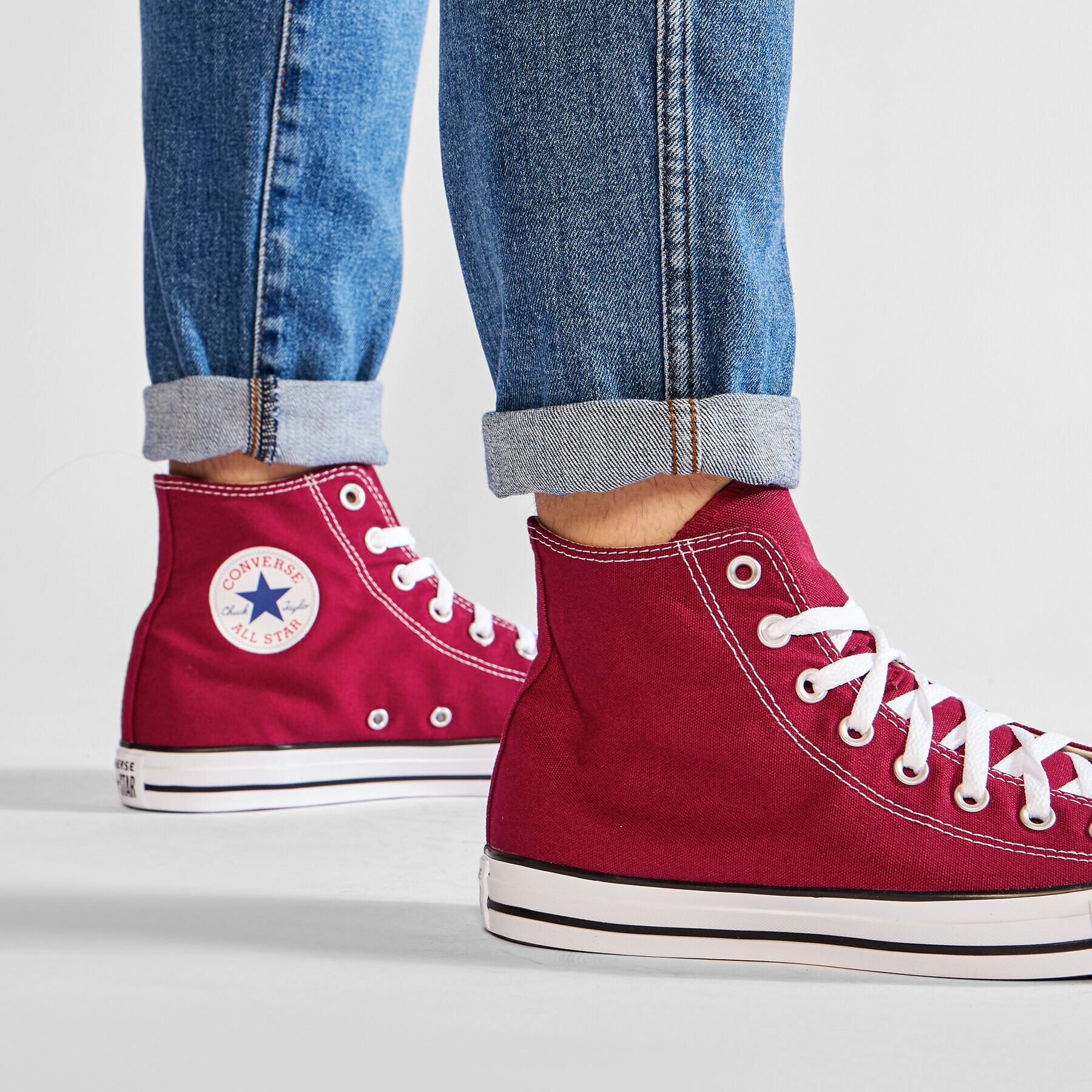 Converse Кецове All Star Hi Maroon M9613 Бордо - Pepit.bg