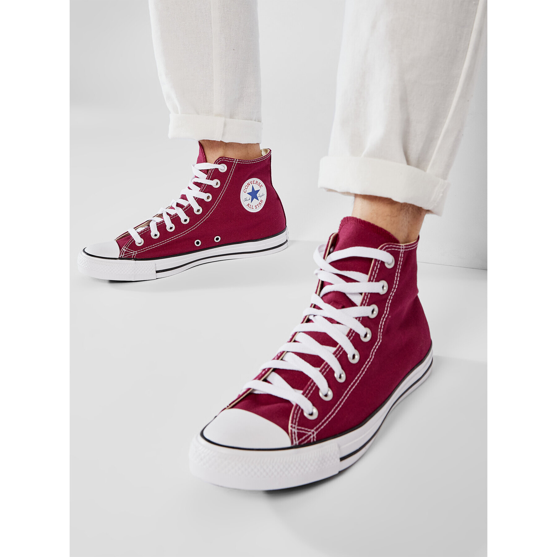 Converse Кецове All Star Hi Maroon M9613 Бордо - Pepit.bg