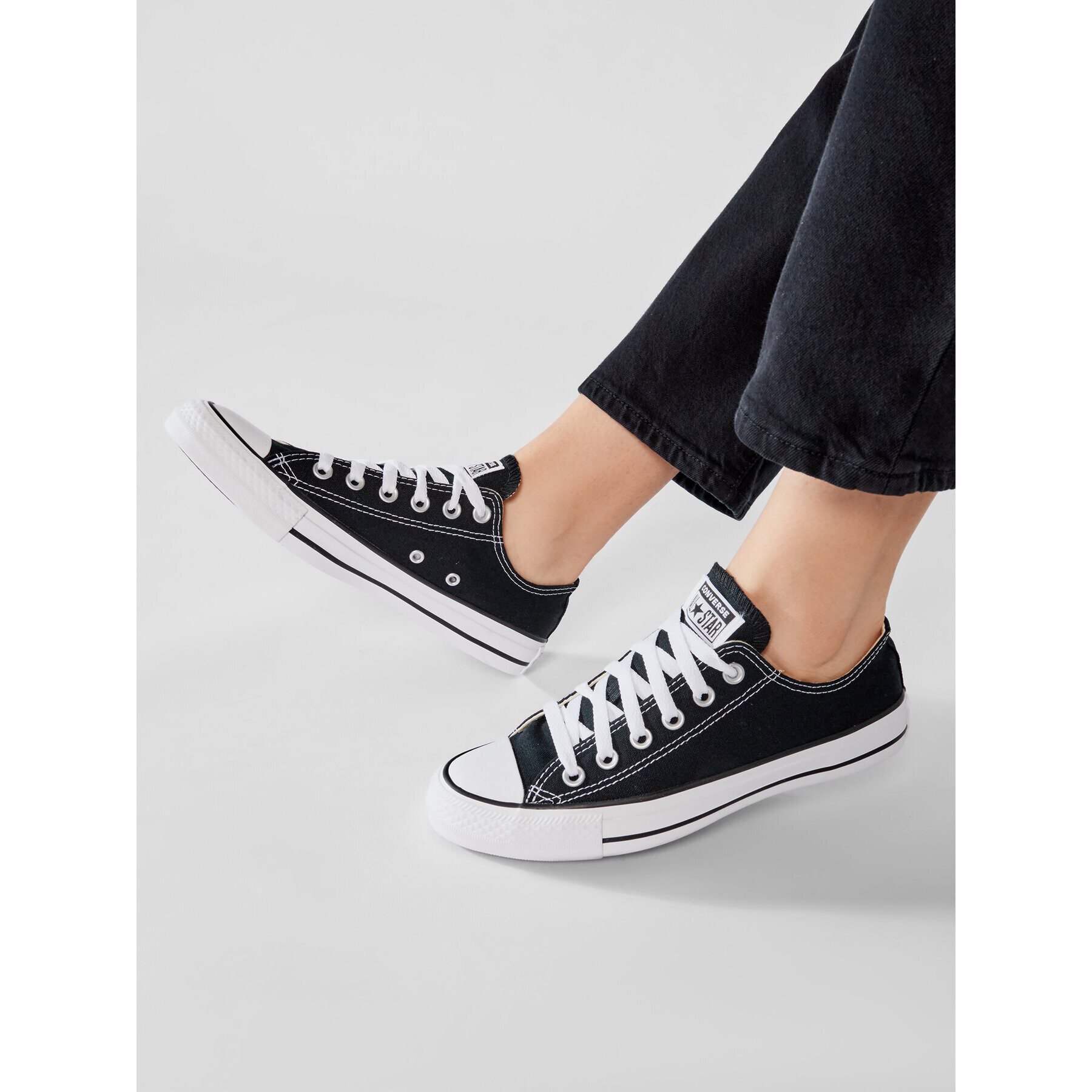 Converse Кецове All Star Ox M9166C Черен - Pepit.bg