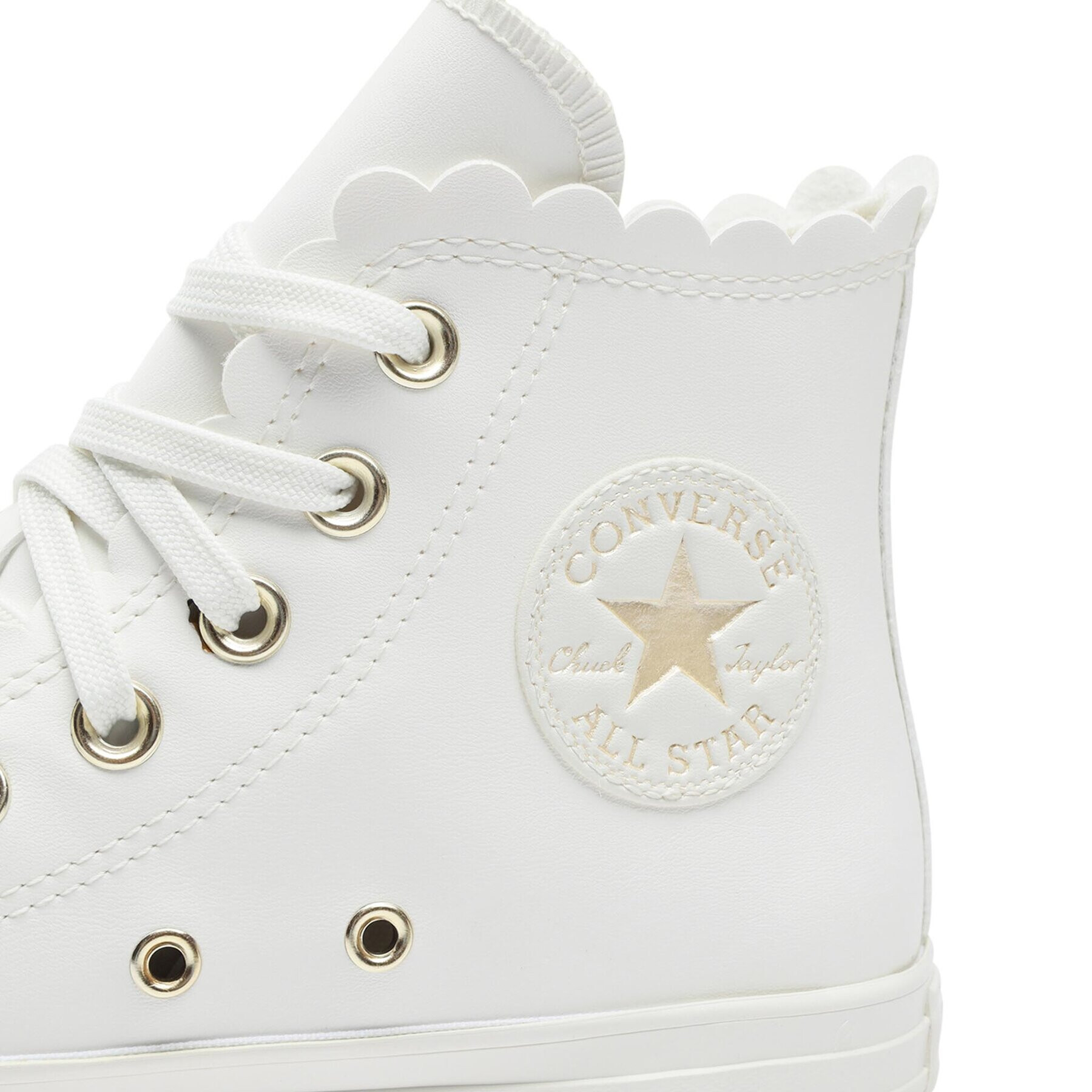 Converse Кецове Chuck Taylor All Star A03718C Екрю - Pepit.bg