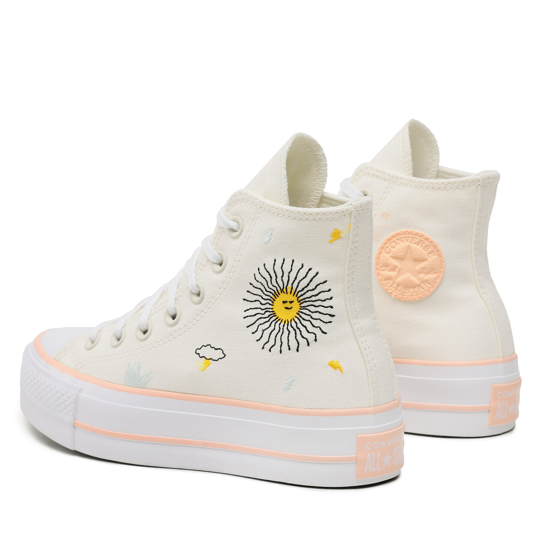 Converse Кецове Chuck Taylor All Star Lift A03516C Екрю - Pepit.bg