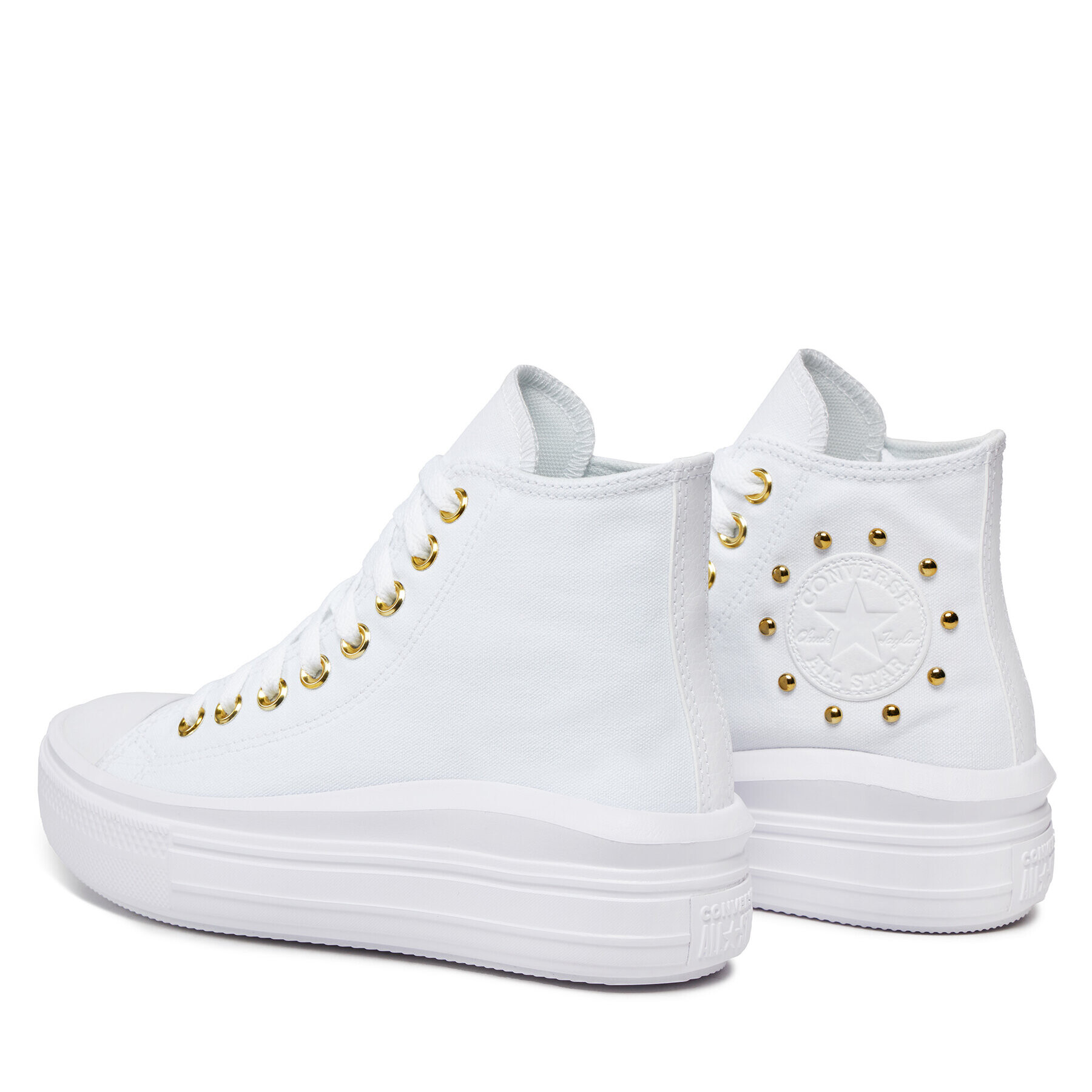 Converse Кецове Chuck Taylor All Star Move A05459C Бял - Pepit.bg