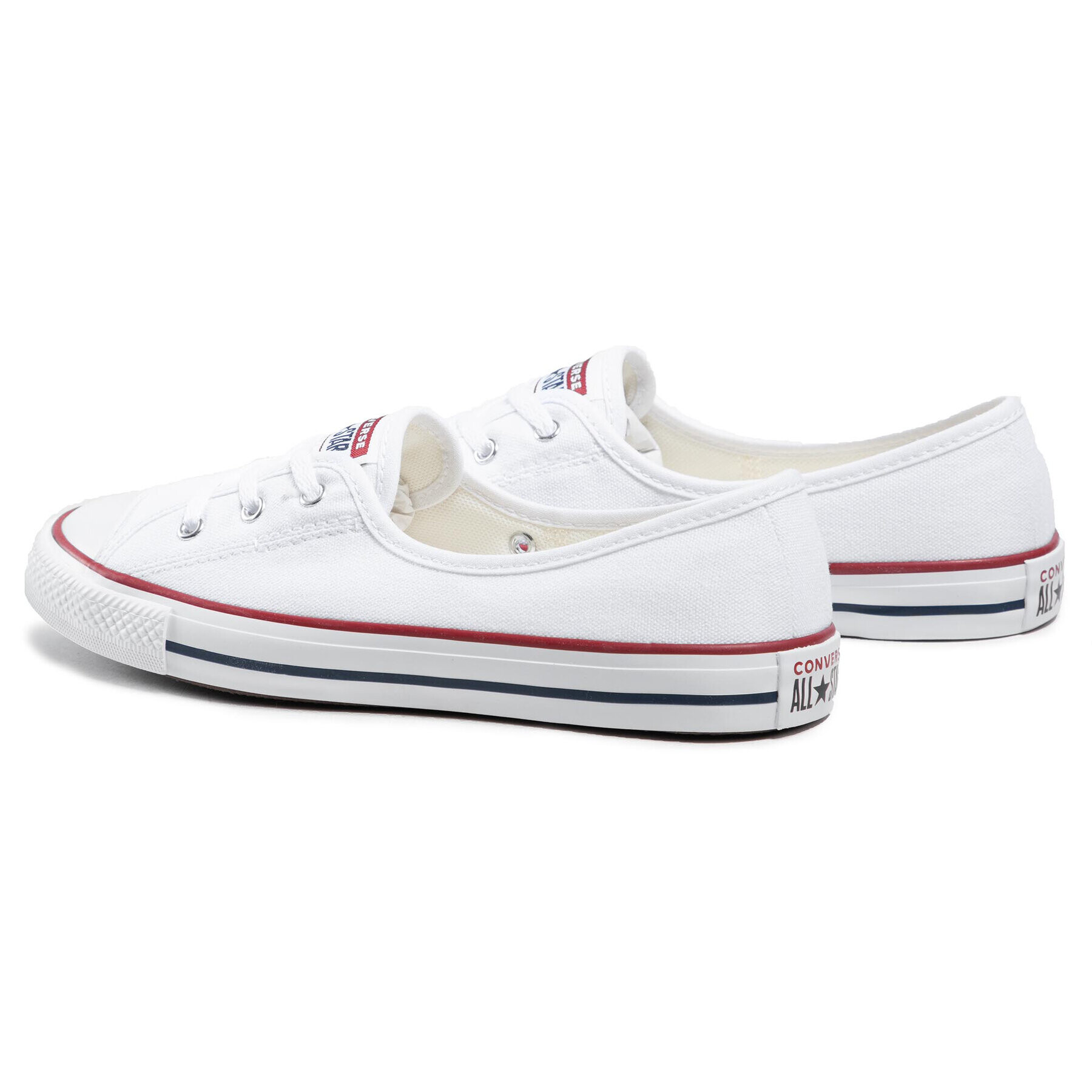 Converse Кецове Ctas Ballet Lace Slip 566774C Бял - Pepit.bg
