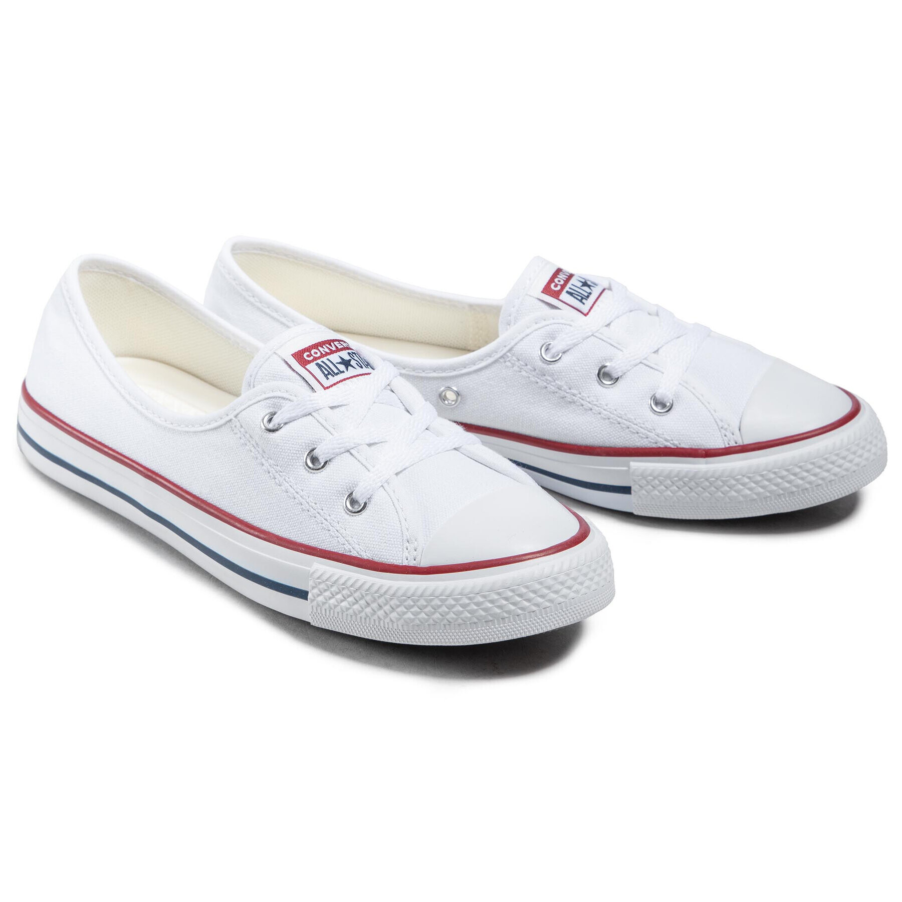 Converse Кецове Ctas Ballet Lace Slip 566774C Бял - Pepit.bg