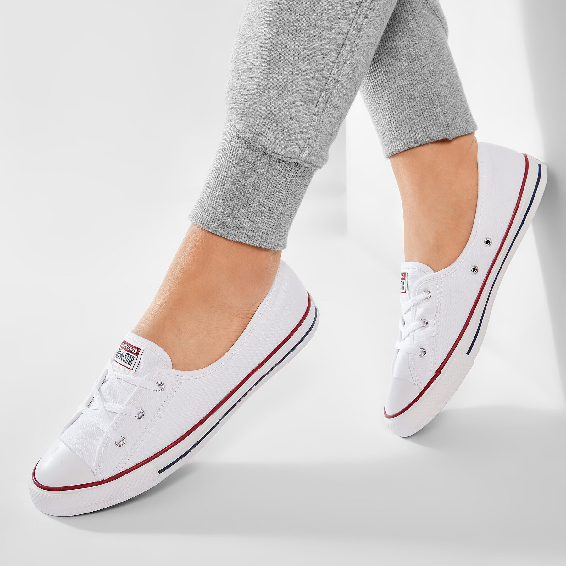 Converse Кецове Ctas Ballet Lace Slip 566774C Бял - Pepit.bg