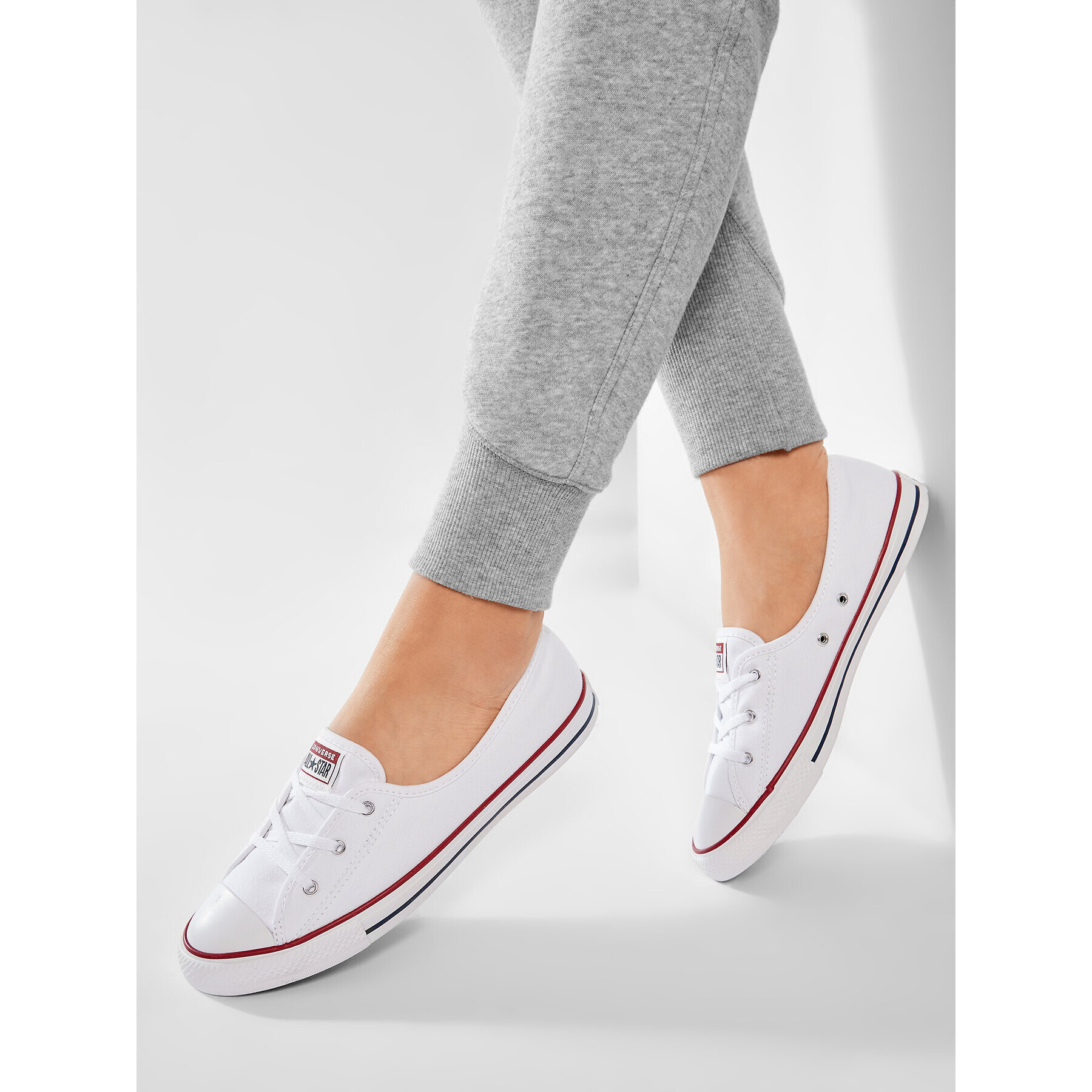 Converse Кецове Ctas Ballet Lace Slip 566774C Бял - Pepit.bg