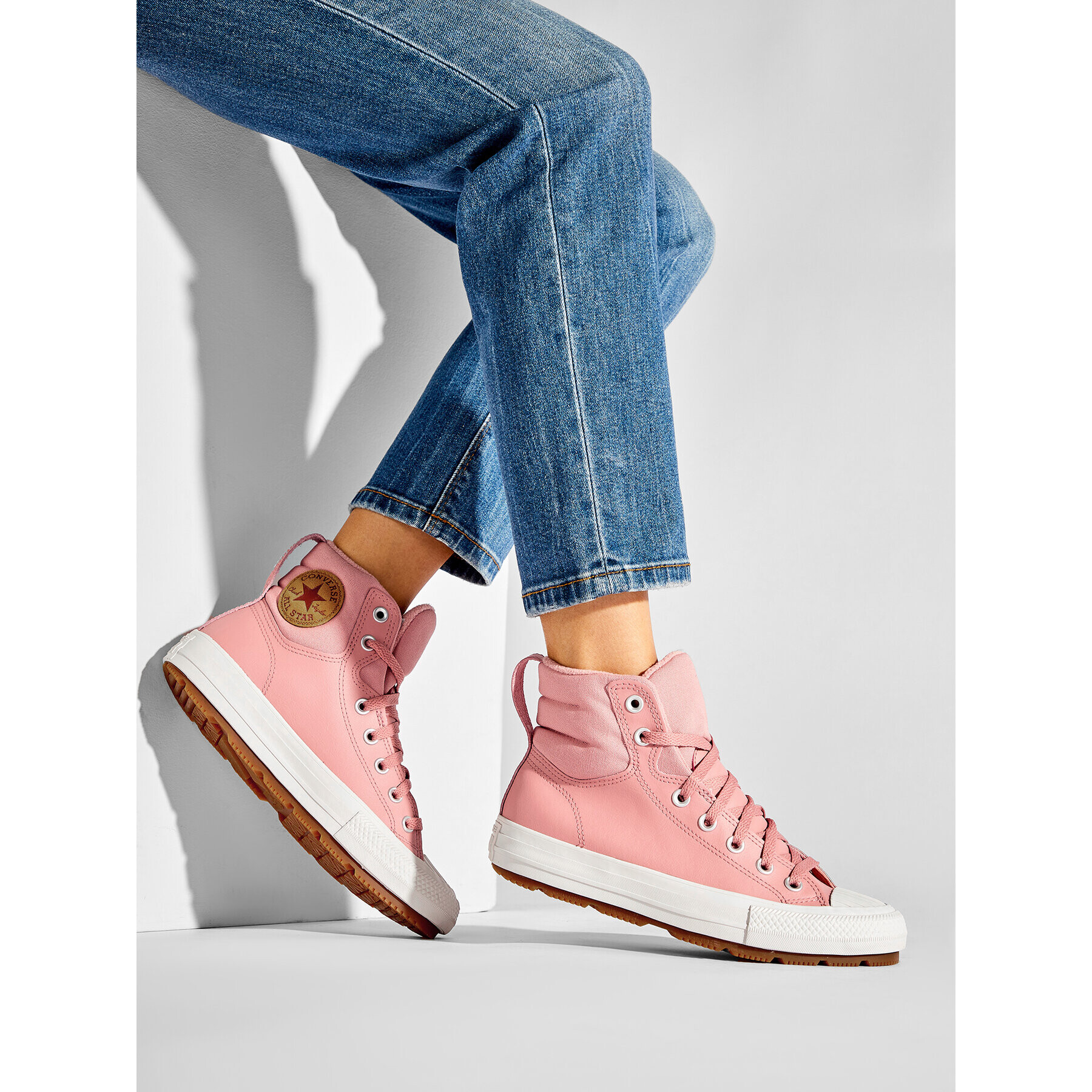 Converse Кецове Ctas Berkshire Boot Hi 271711C Розов - Pepit.bg