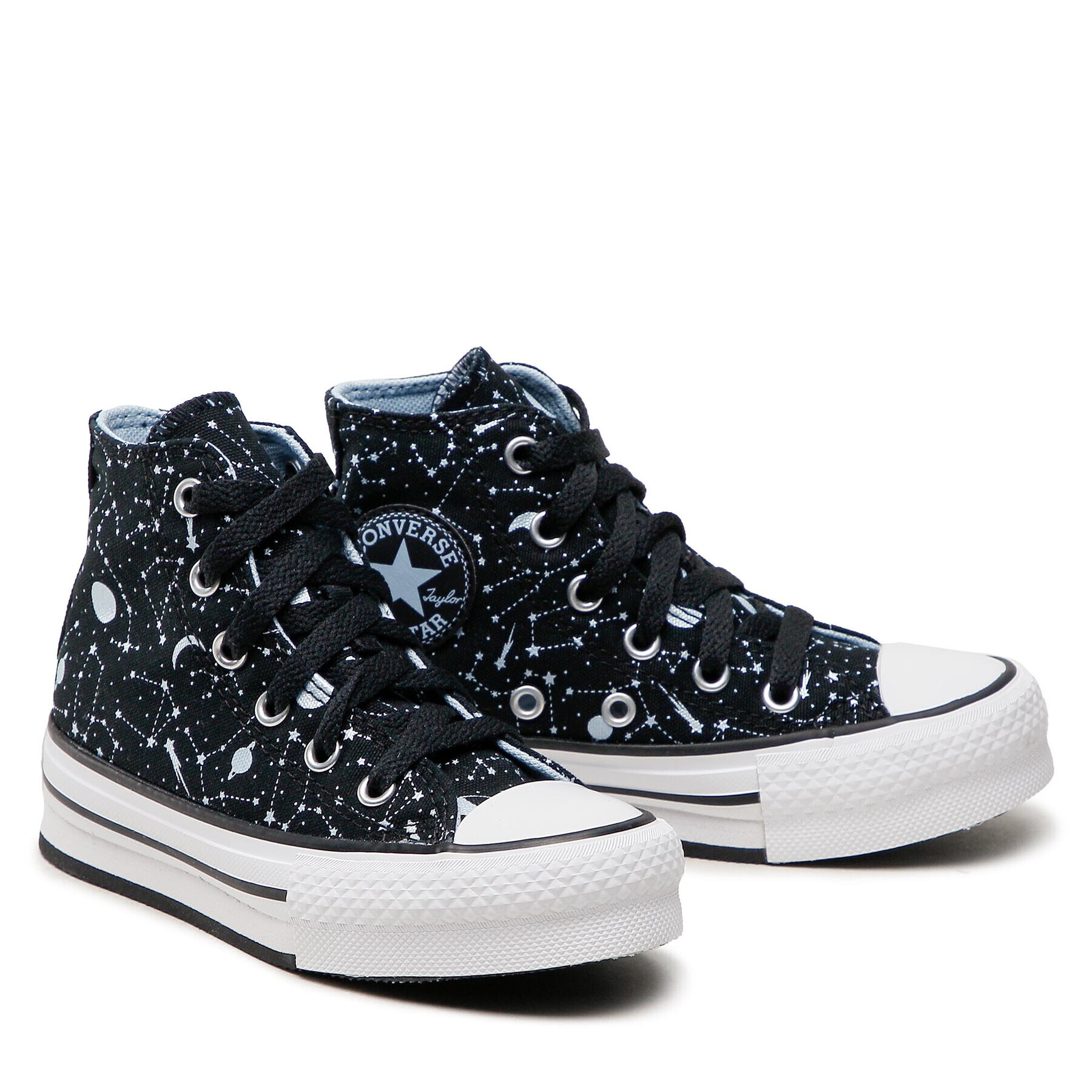 Converse Кецове Ctas Eva Lift Hi 672117C Черен - Pepit.bg